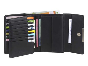 Esquire Geldbörse Helena, Portemonnaie, RFID Schutz gegen Datendiebstahl, groß, 20 Kartenfächer