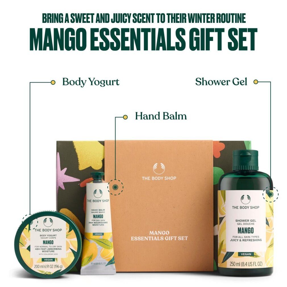 The Body Shop Körperpflegemittel KLEINE MANGO-ETUCHE 3 Stück