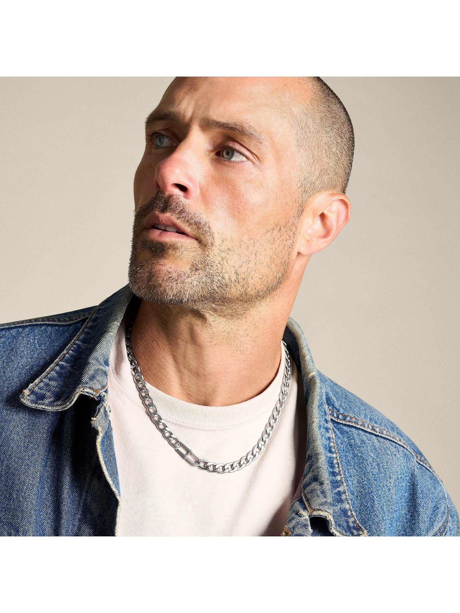 Fossil Collier Fossil Herren-Kette Edels...