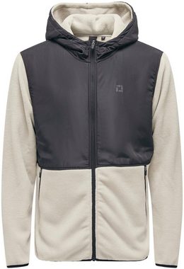 ONLY & SONS Kapuzensweatjacke ONSNOAH REG FLEECE ZIP HOODIE VD