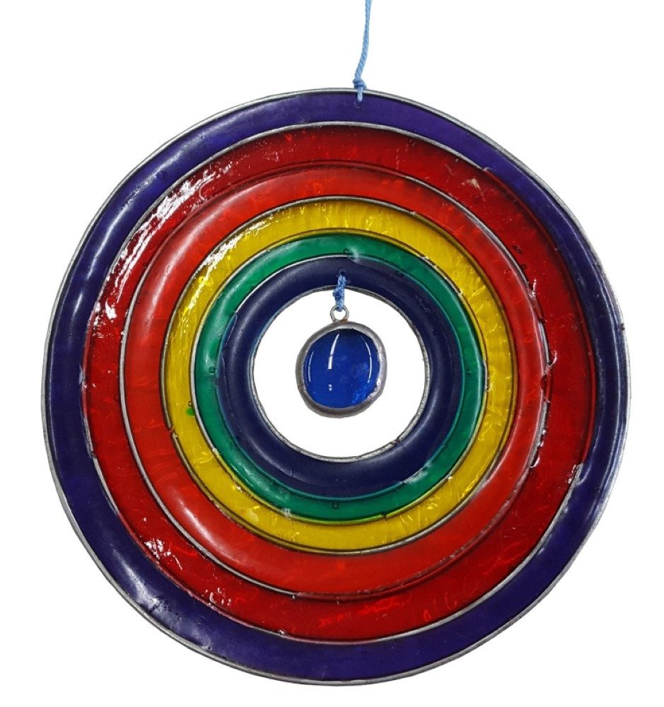 Saraswati Hängedekoration Suncatcher "Rainbow Circle" Fiberglas bunt 12cm