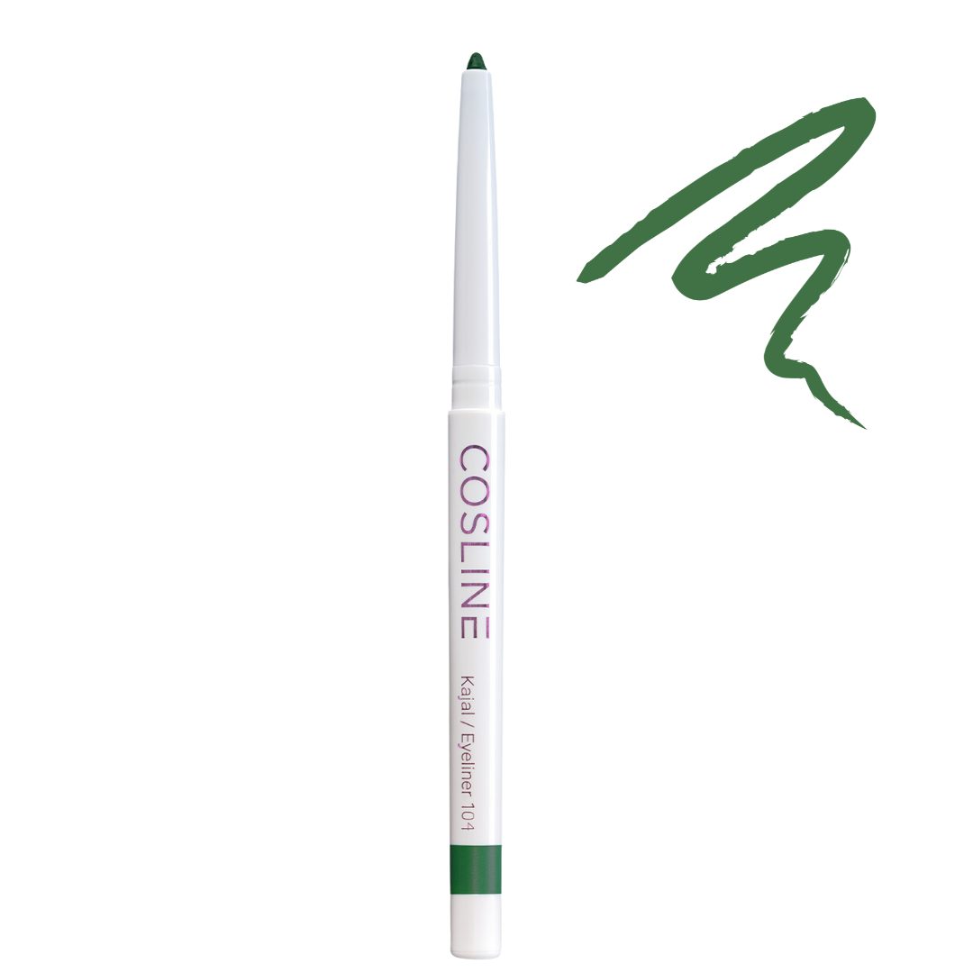 Cosline Cosmetics Kajal wasserfest, langanhaltend, cremig, 25 Farben, intensive Pigmentierung