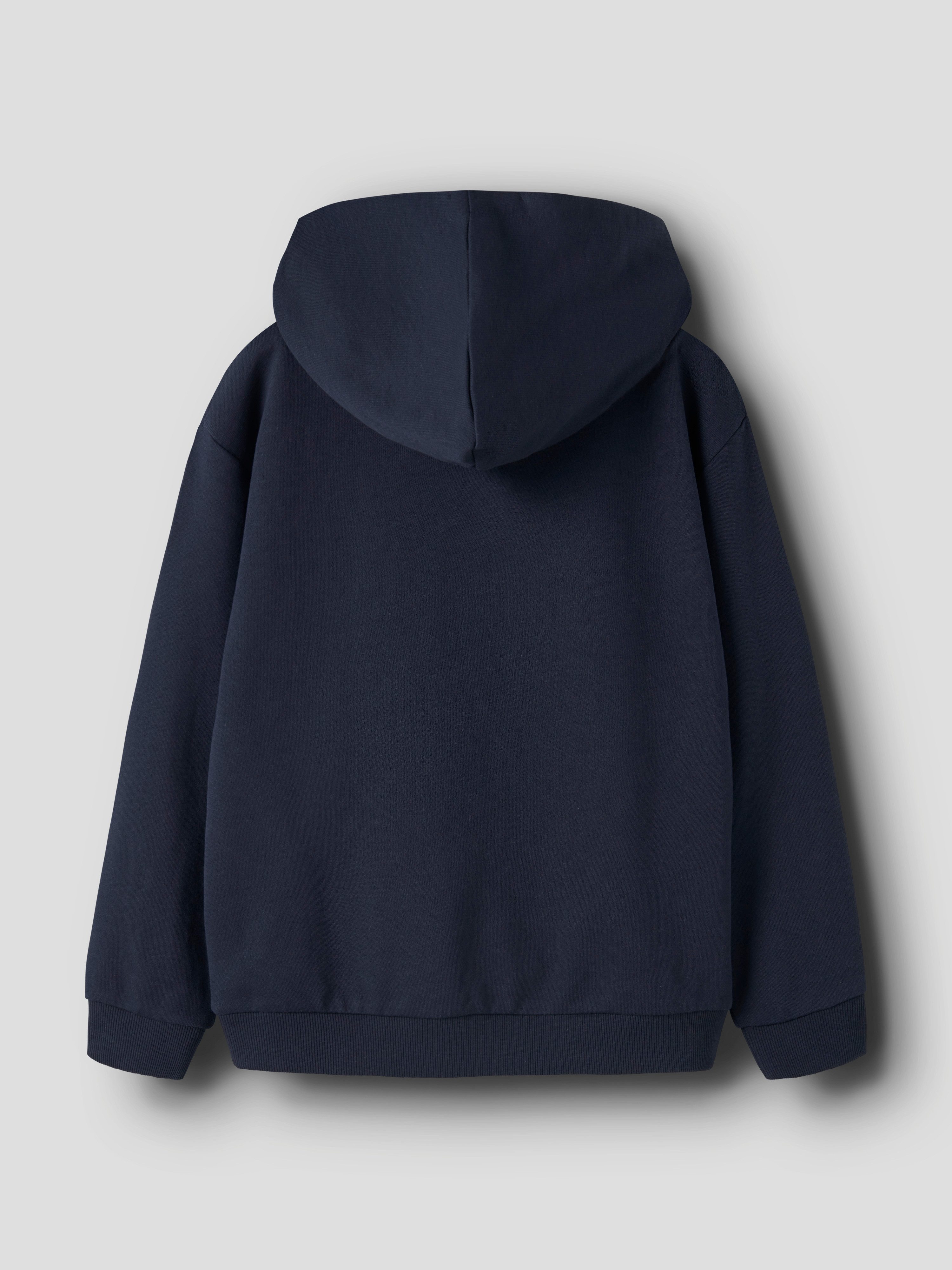 Name It Kapuzensweatshirt NKMVELTEN LS RLX SWEAT WH UNB Baumwollmischung, loose fit – Bild 4 von 5