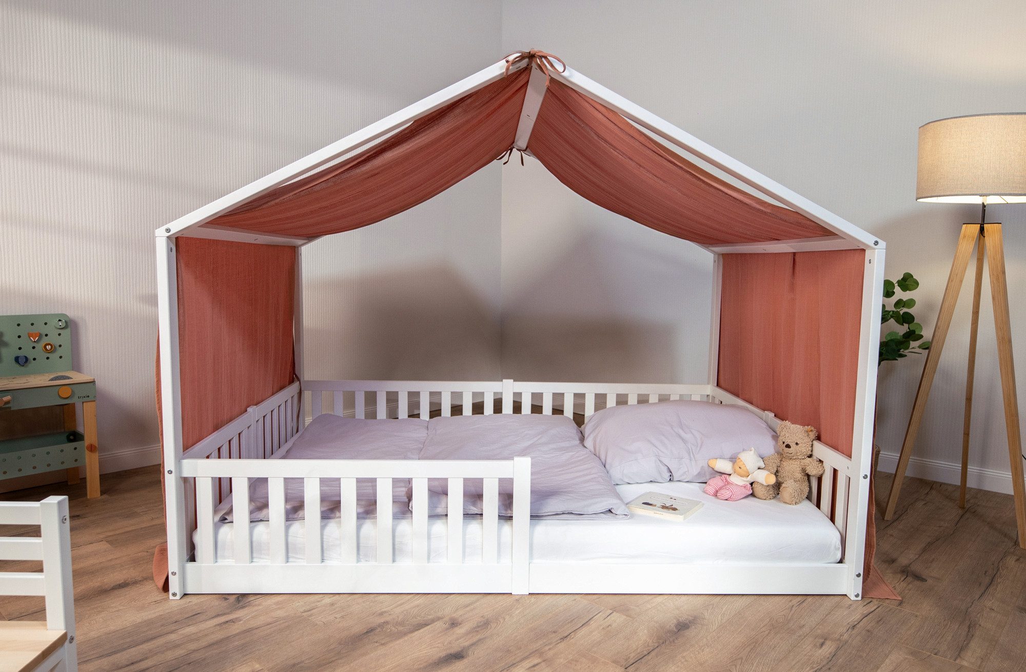tiSsi® Betthimmel tiSsi® Baldachin Musselin für Hausbetten 120-140x200 cm