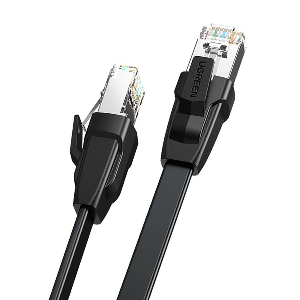 UGREEN 1m LAN Ethernet Cat.8 U / FTP Kabel Netzwerkkabel LAN Kabel Schwarz LAN-Kabel