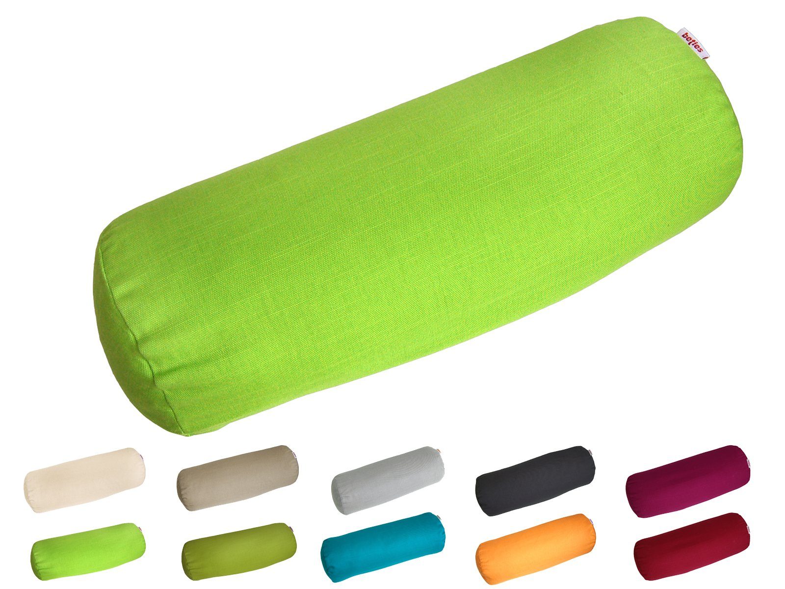 Nackenrollenbezug Farbenspiel, beties (1 fröhlichen kleinen Stück), Noppen mit apfelgrün Farben Webstruktur Interessante in