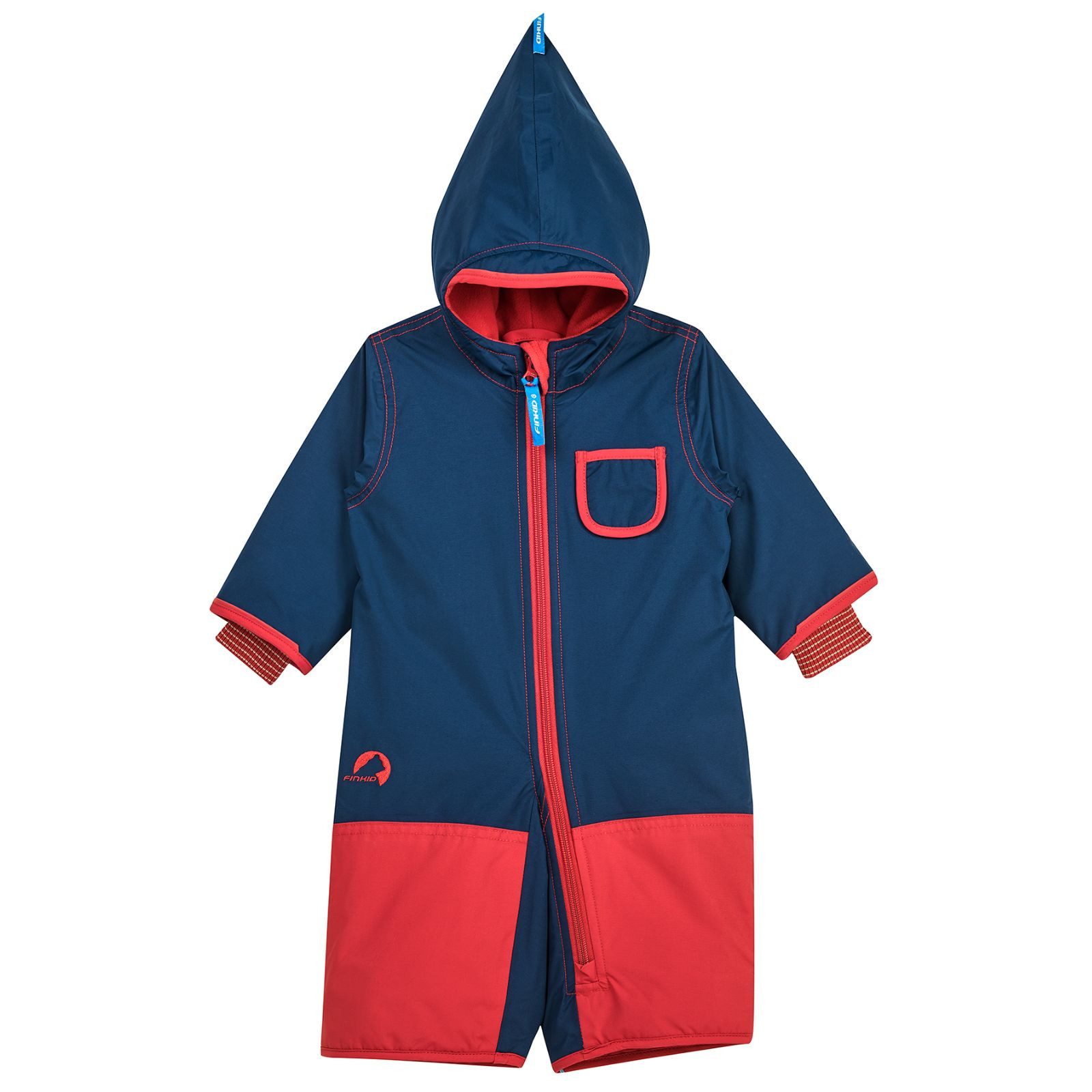 Finkid Schneeoverall Finkid Pikku Winter Eko Navy/Red 80/90 Schneeanzug Schneeoverall Winteranzug Wetterfest Atmungsaktiv