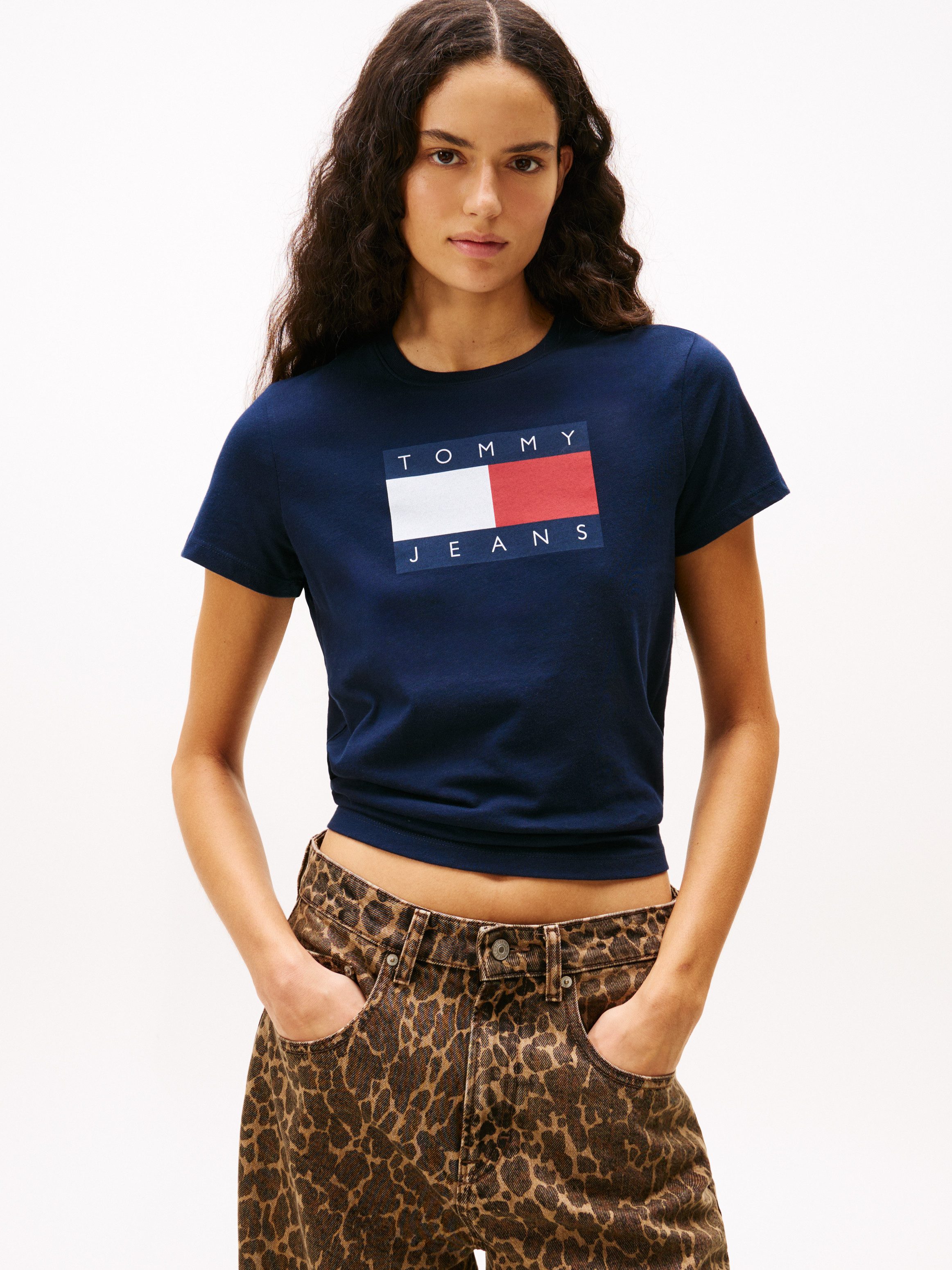 Tommy Jeans Kurzarmshirt TJW REG TJ FLAG SS TEE günstig online kaufen