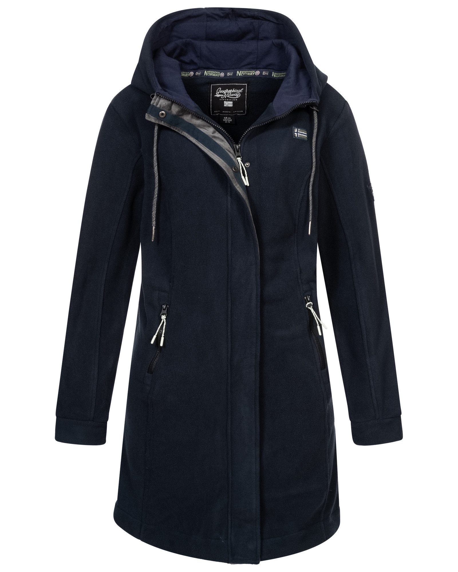 Geographical Norway Fleecejacke Damen Teddy Fleece Jacke Herbst Winter Jack günstig online kaufen