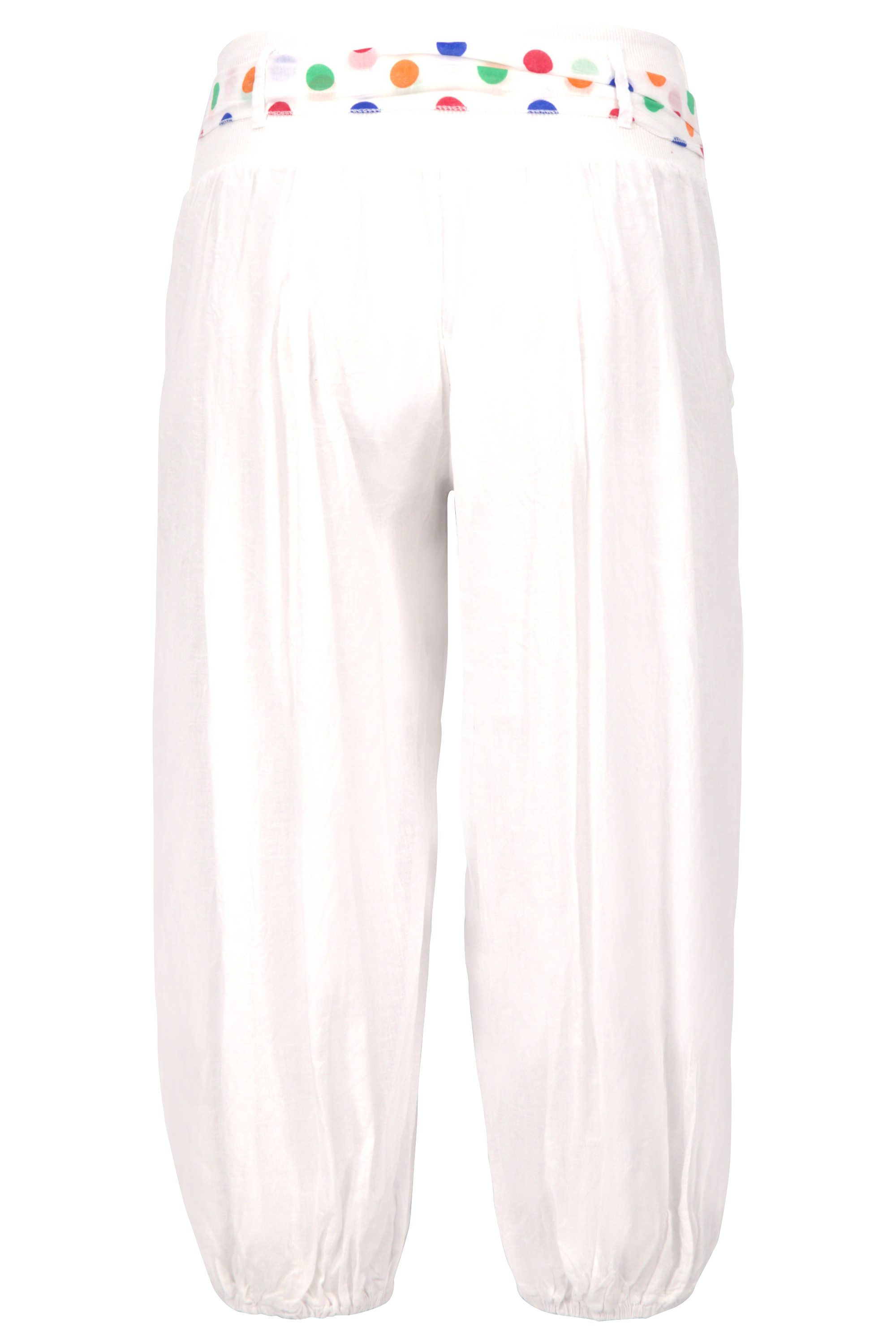 malito more than fashion Caprihose malito Damen Pumphose in Unifarben, lässige kurze Hose, Bermuda für Pumphose in Unifarben Einheitsgröße