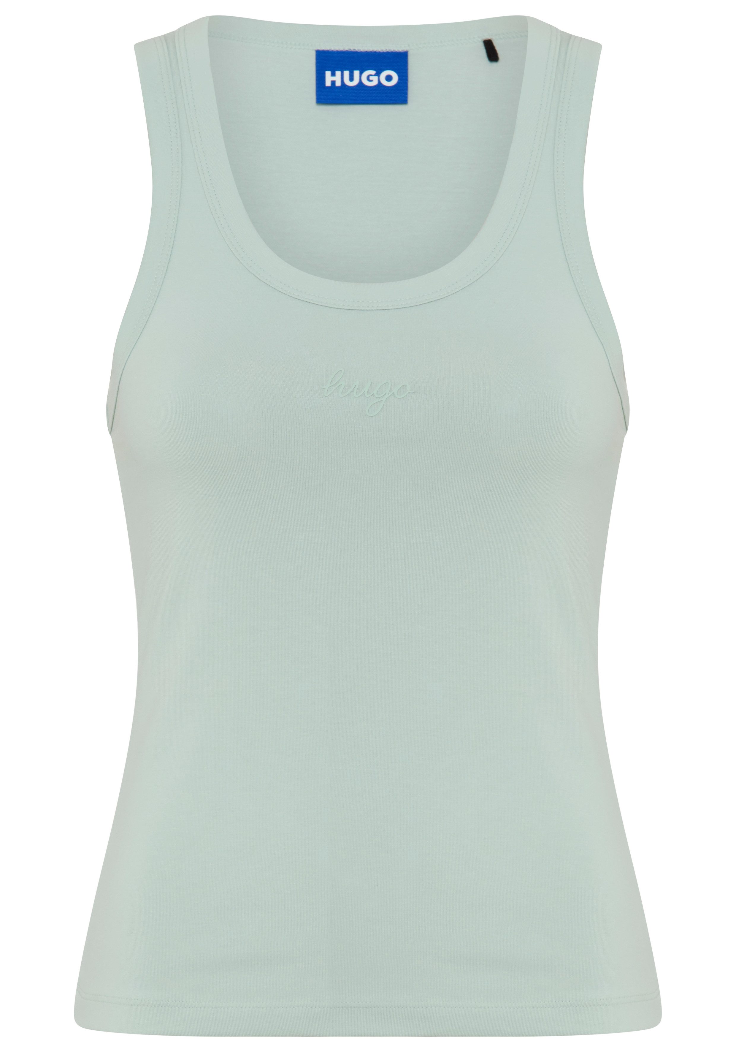 HUGO Tanktop Damatank aus Stretch-Baumwolle, Extra Slim Fit