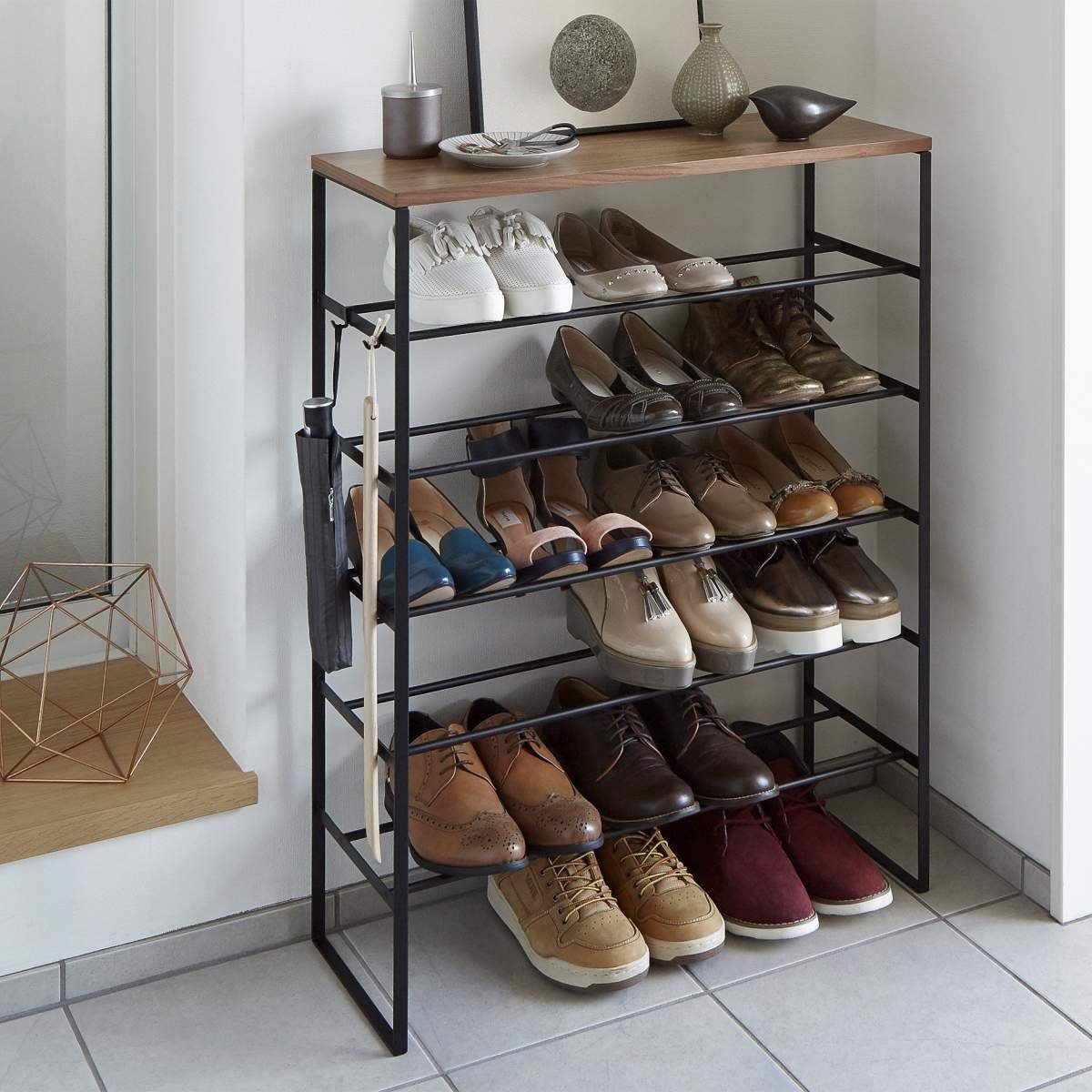 Yamazaki Schuhregal »Tower«, Schuhablage, aus Metall, für 15 bis 18