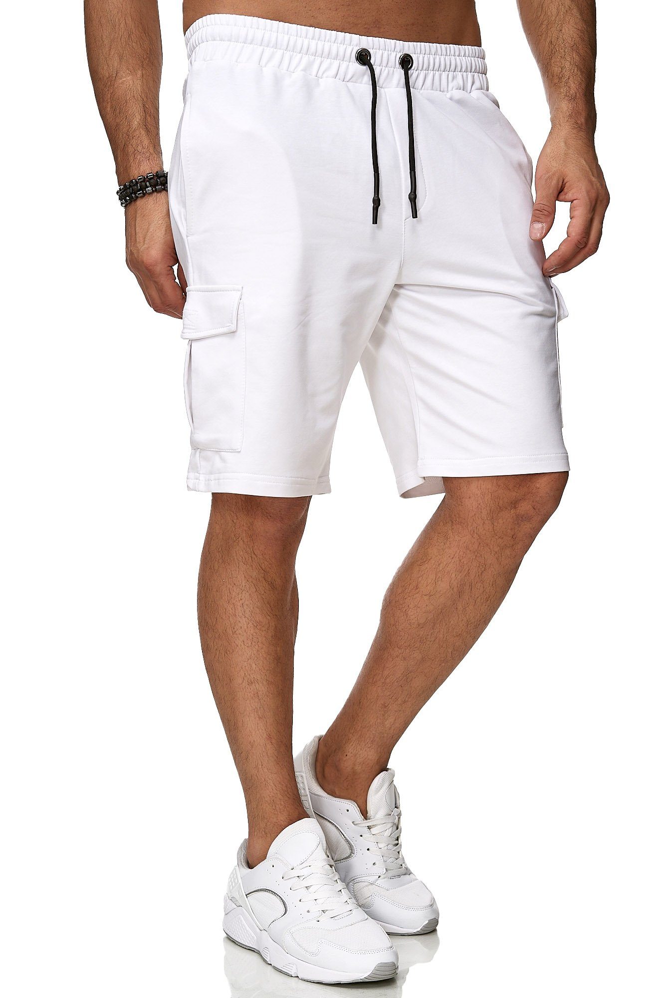 Reslad Sweatshorts Reslad Kurze Hose Herren Cargo Bermuda Shorts Jogginghose Sport-Hose (1-tlg) Sweatshorts Jogginghose mit Cargo-Taschen