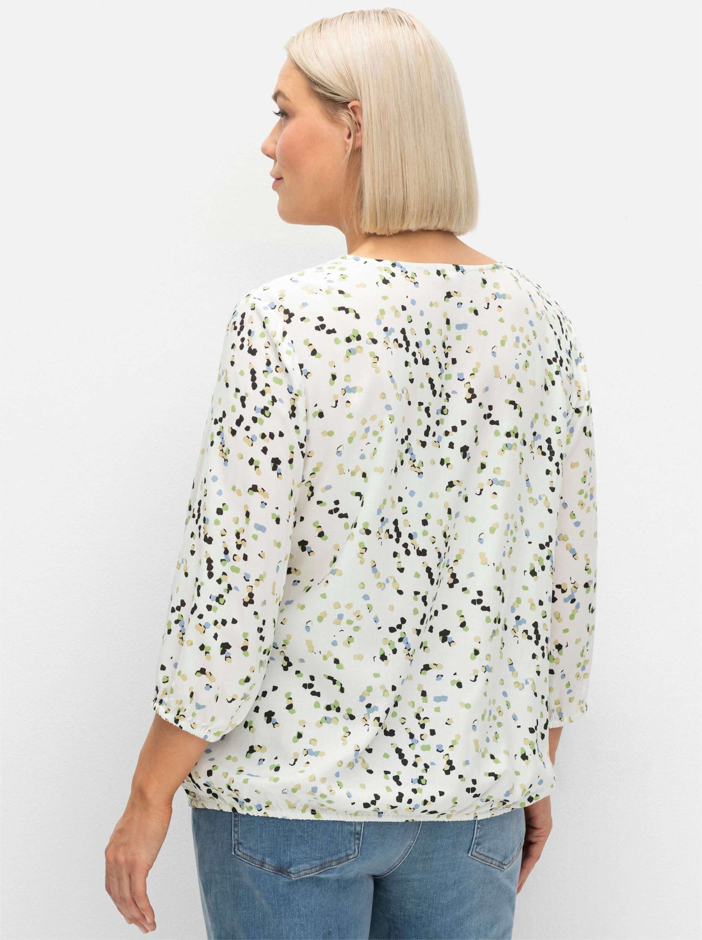 Sheego Klassische Bluse Tunika 3/4-Arm günstig online kaufen