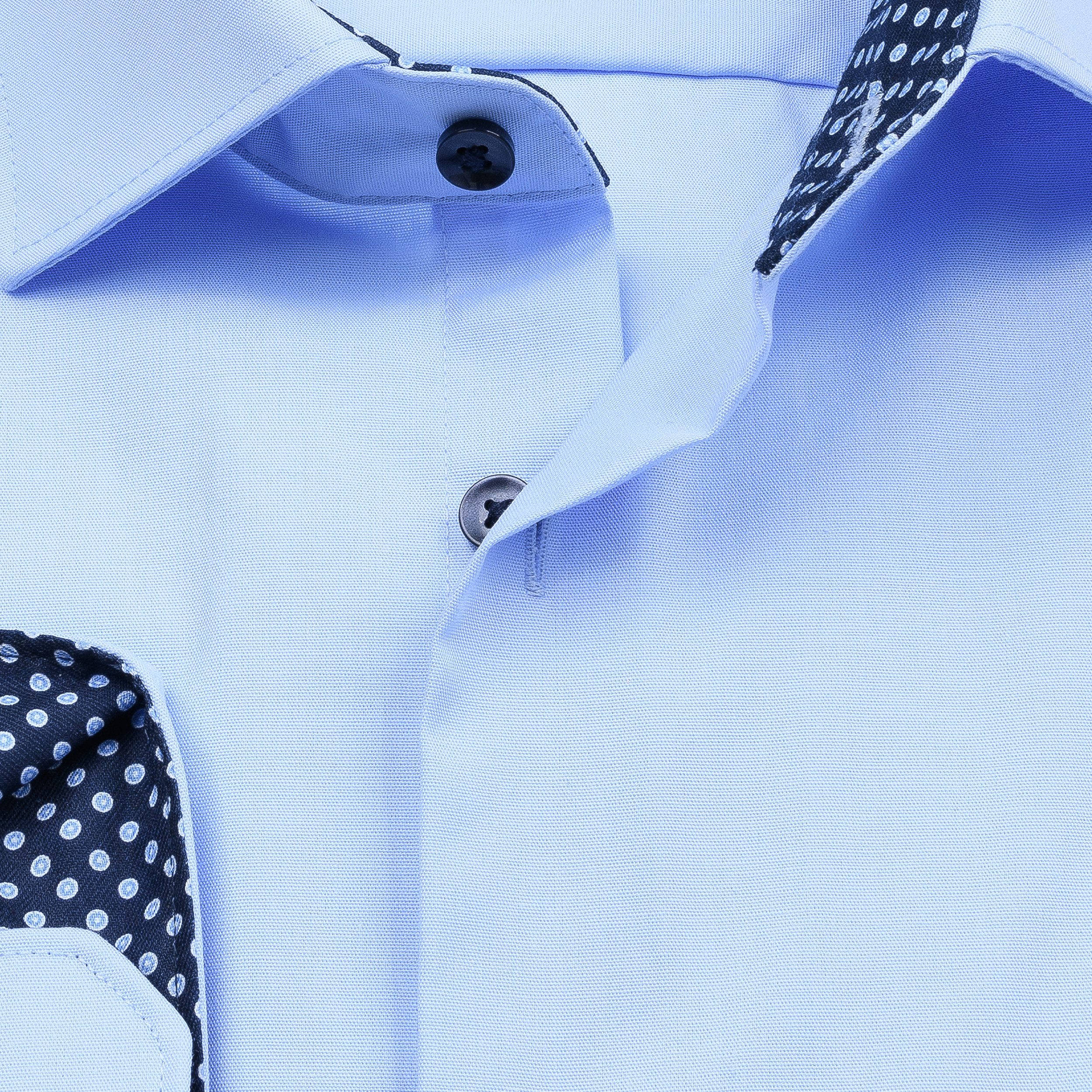 seidensticker Langarmhemd, Regular Fit, Einfarbig, Kentkragen 100 % Baumwolle, Bügelleicht