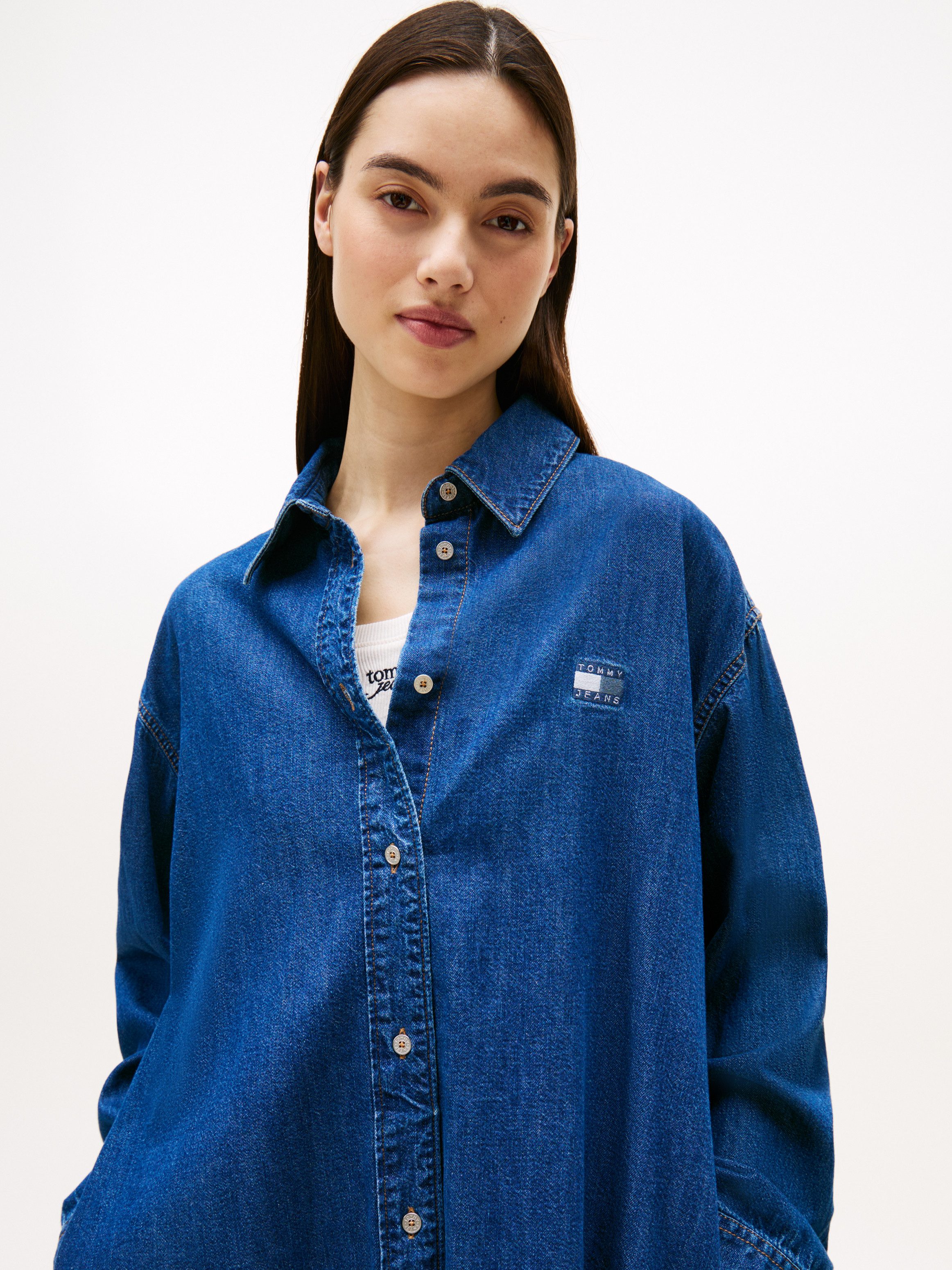 Tommy Jeans Shirtkleid RELAXED SHIRT DRESS günstig online kaufen