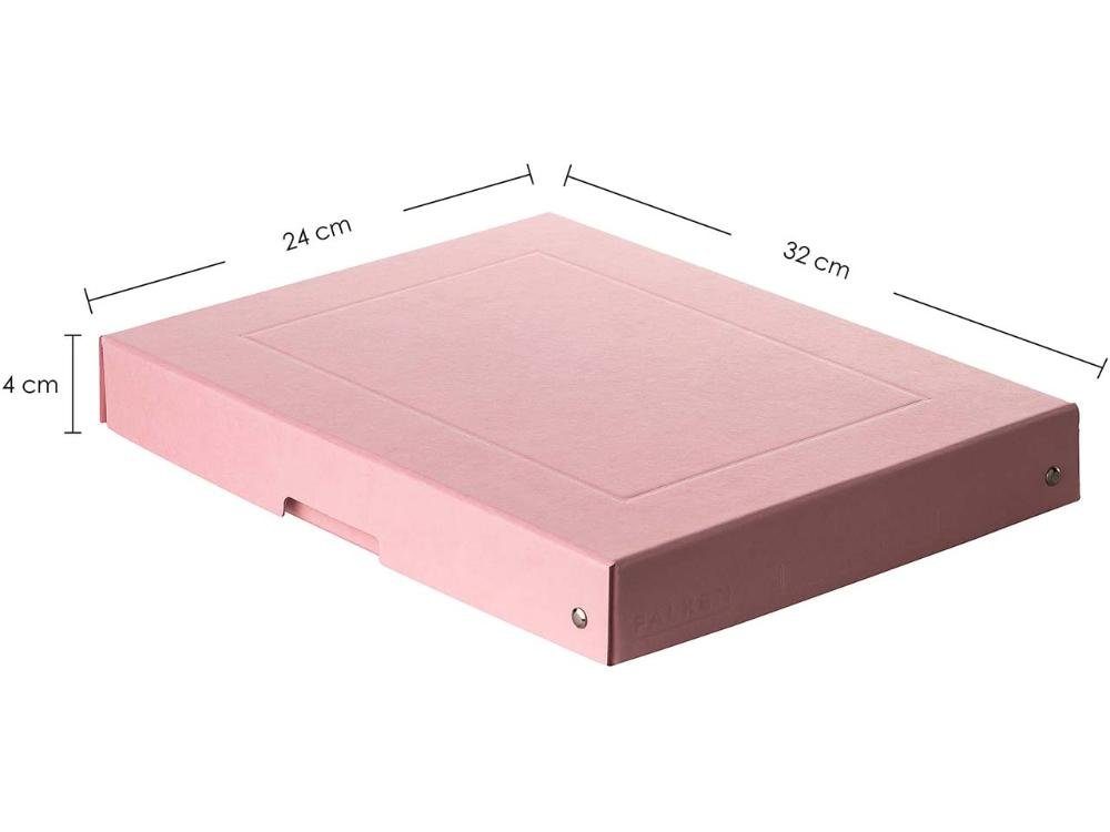 Falken Geschenkpapier Falken Höhe A4, 40 DIN pink 'Pastell', mm PureBox