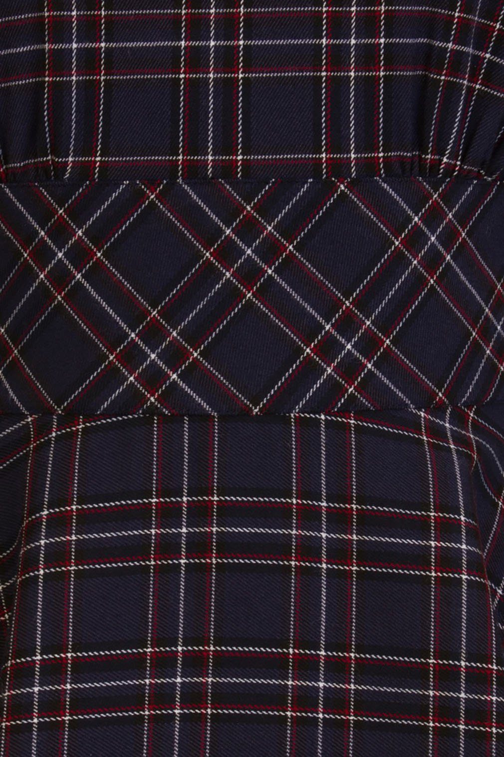 Hell Bunny A-Linien-Kleid Peebles 50s Dress Vintage Retro Tartan Muster Kariert
