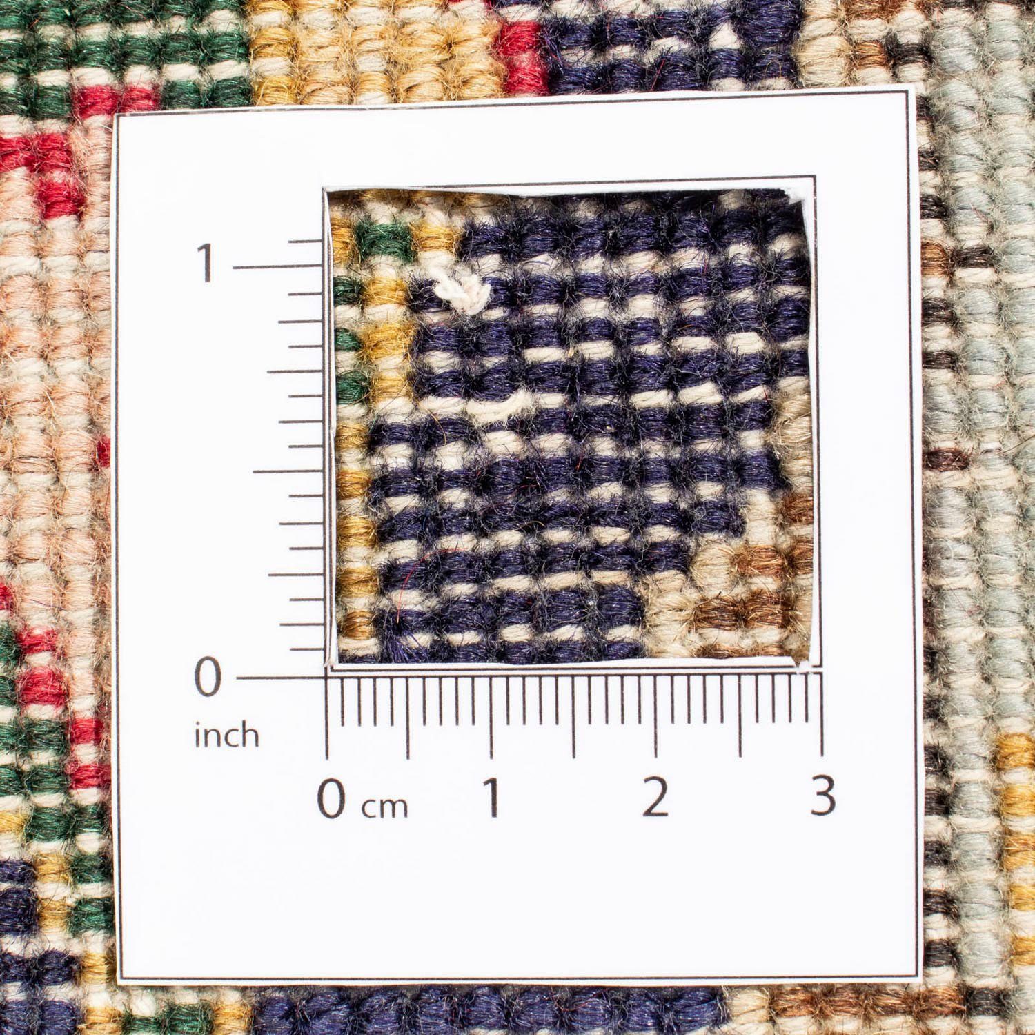 rechteckig, 200 chiaro Wollteppich morgenland, mit x 310 Zertifikat 10 cm, Medaillon Unikat Rosso Höhe: Täbriz mm,