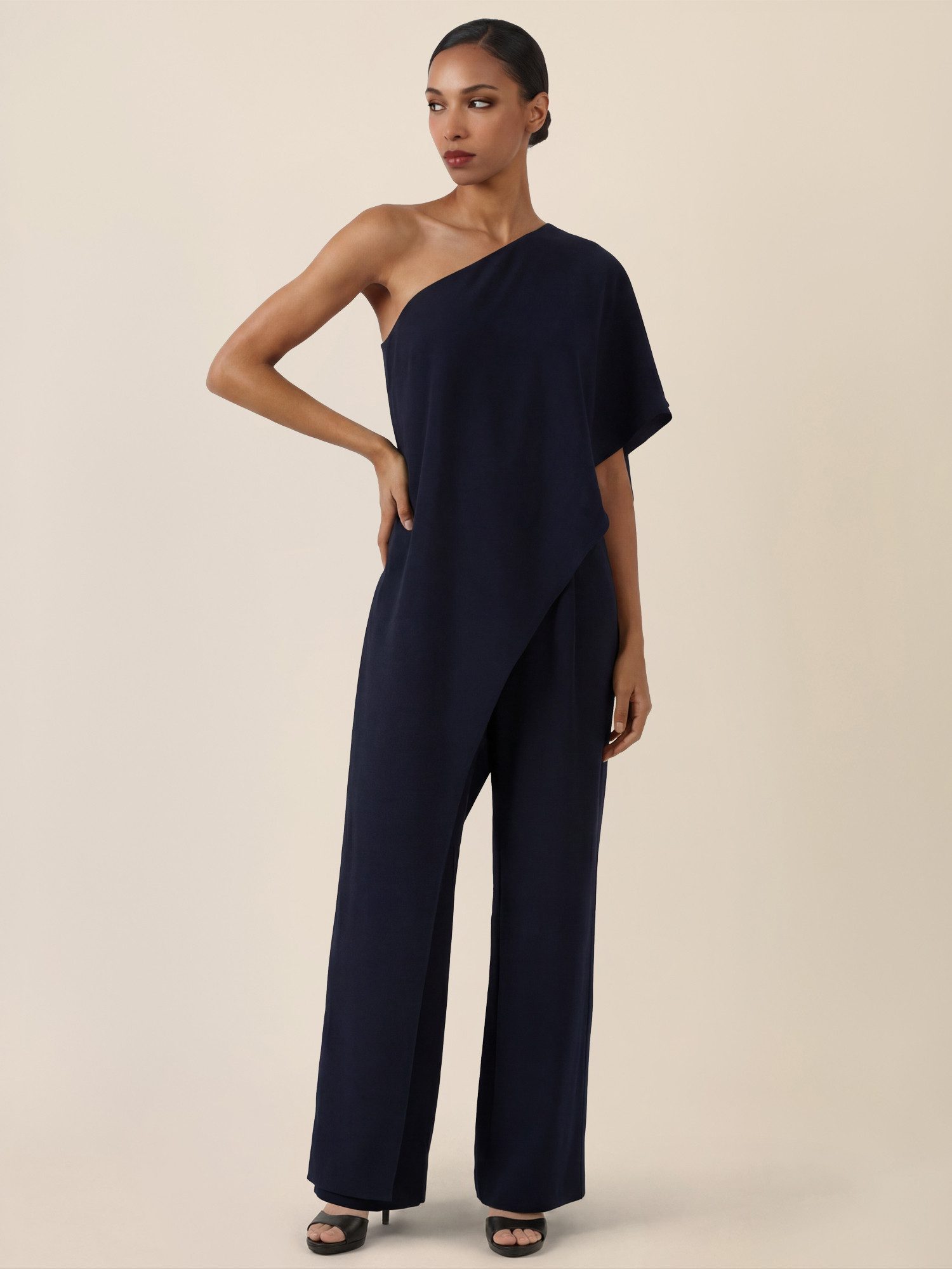 Apart Jumpsuit mit Seitlicher Reißverschluss