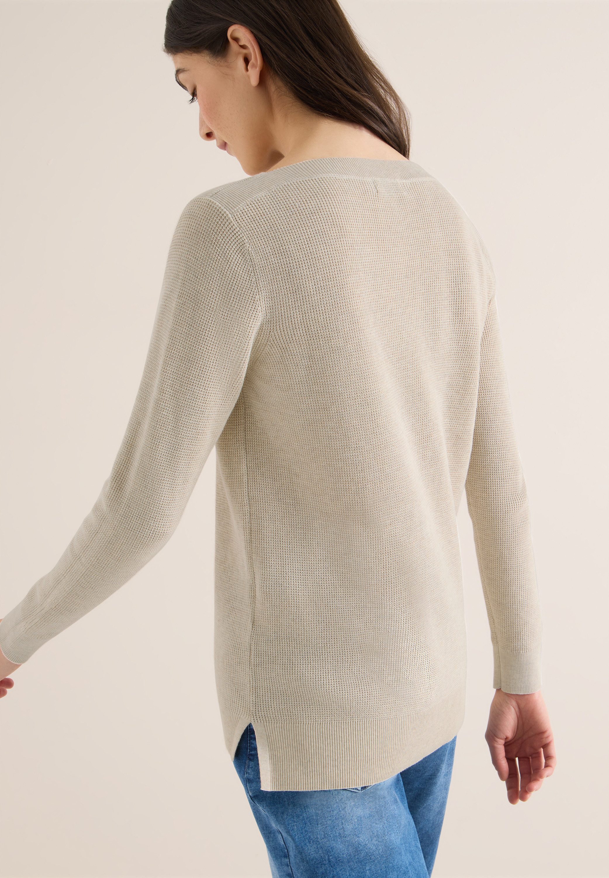 CECIL Strickpullover mit U-Boot-Ausschnitt