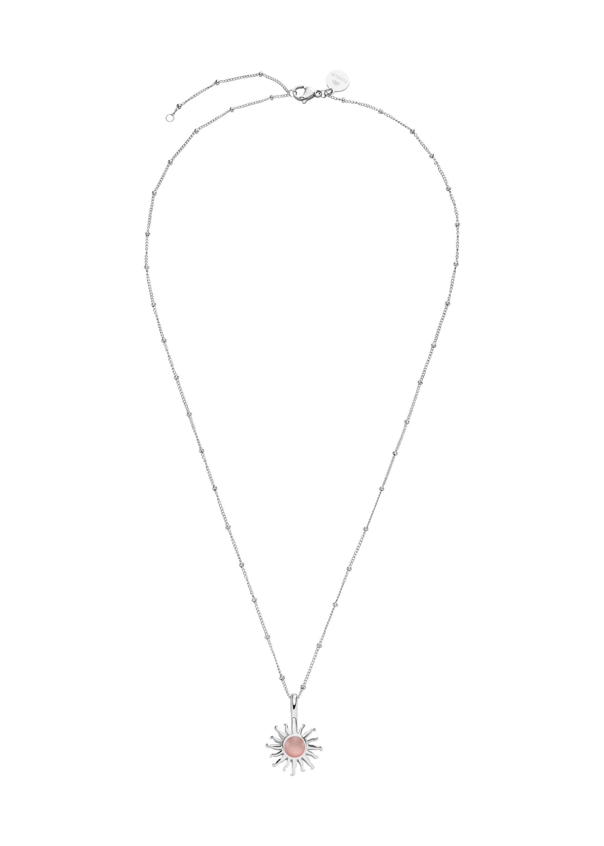 Purelei Kette mit Anhänger Sun Rosenquarz (Kette)