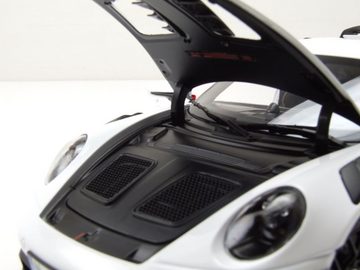 Norev Modelltraktor Porsche 911 GT3 RS 2022 weiß schwarz Modellauto 1:18 Norev, Maßstab 1:18