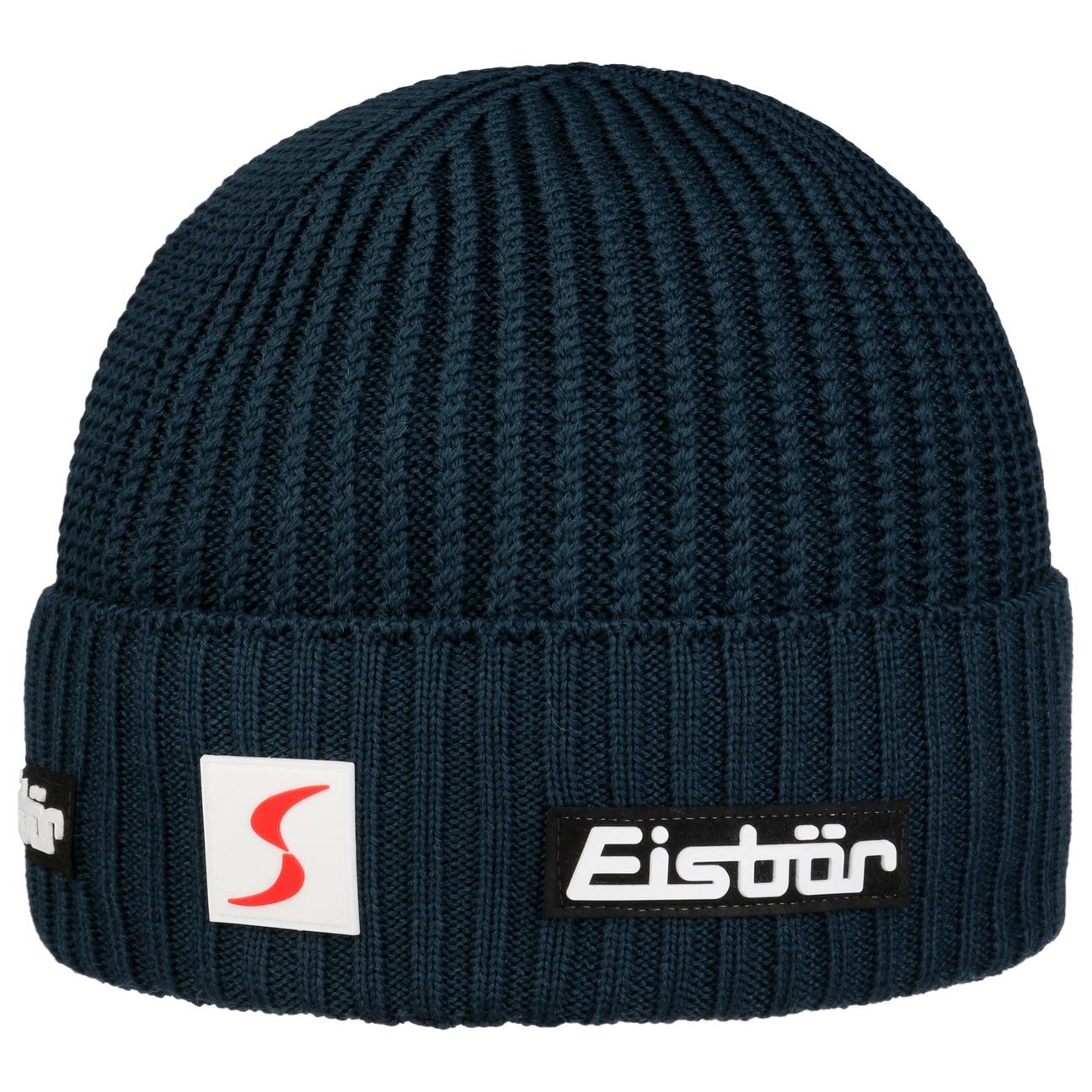 Eisbär Beanie (1-St) Strickmütze mit Umschlag, Made in Austria