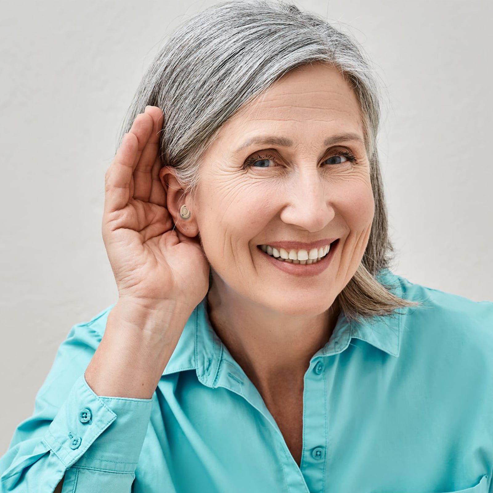 Genius Hörverstärker Hearizon Set 11-tlg., Sprachverstärker für Senioren, In-Ear Design, 2 Modi, 5 Lautstärkestufen, bis 14 Std. Laufzeit, intuitive Bedienung