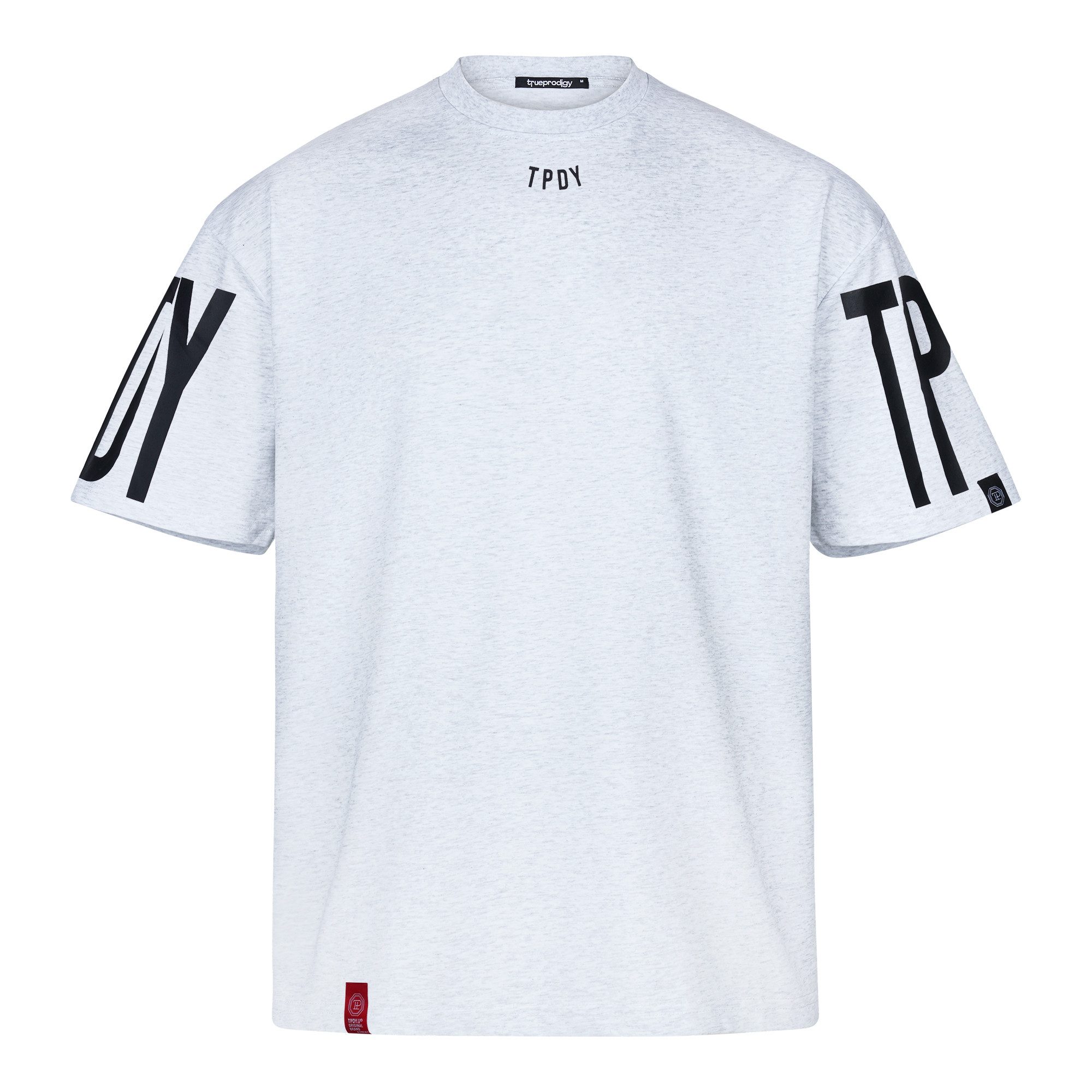 trueprodigy Oversize-Shirt Viktor F Logoprint Rundhals dicker Stoff günstig online kaufen