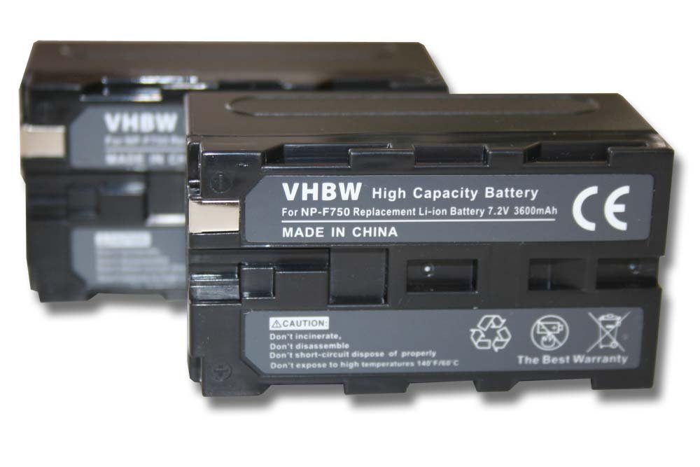 DSC-CD400, 3600 GV-A500, DSR-200, passend DSR-300, für DSR-PD100A, mAh vhbw Kamera-Akku Sony