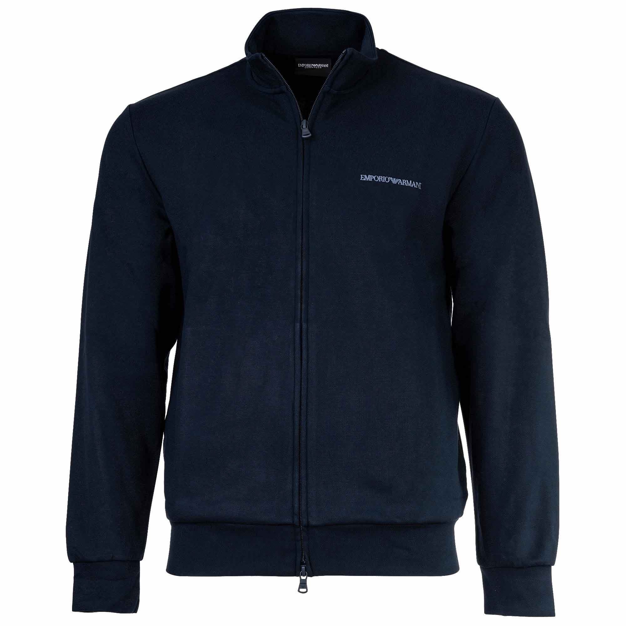 Emporio Armani Sweatshirt Herren Sweatjacke Polyester ICONIC PIQUET günstig online kaufen