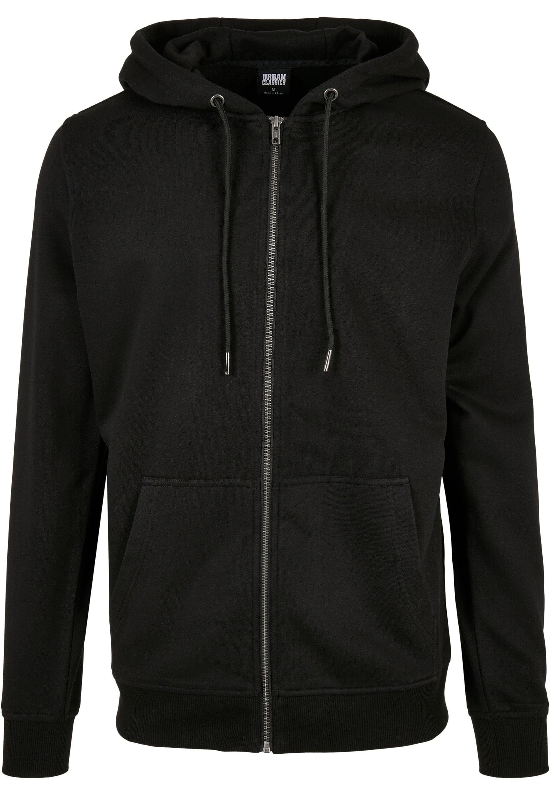 URBAN CLASSICS Sweatjacke Urban Classics Herren Basic Terry Zip Hoody (1-tlg)