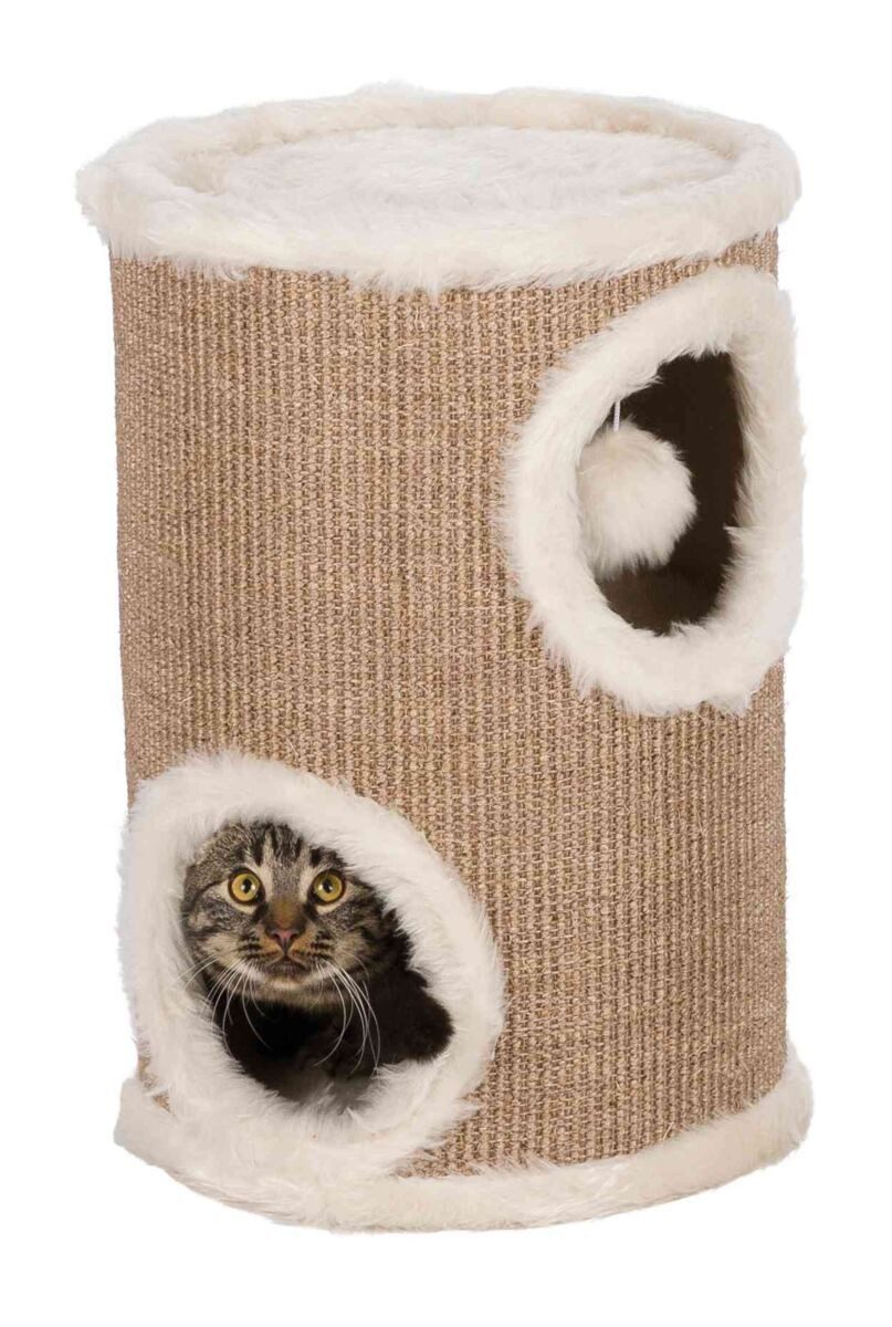 TRIXIE Kratztonne Kratztonne Edoardo - taupe/creme - 50 cm