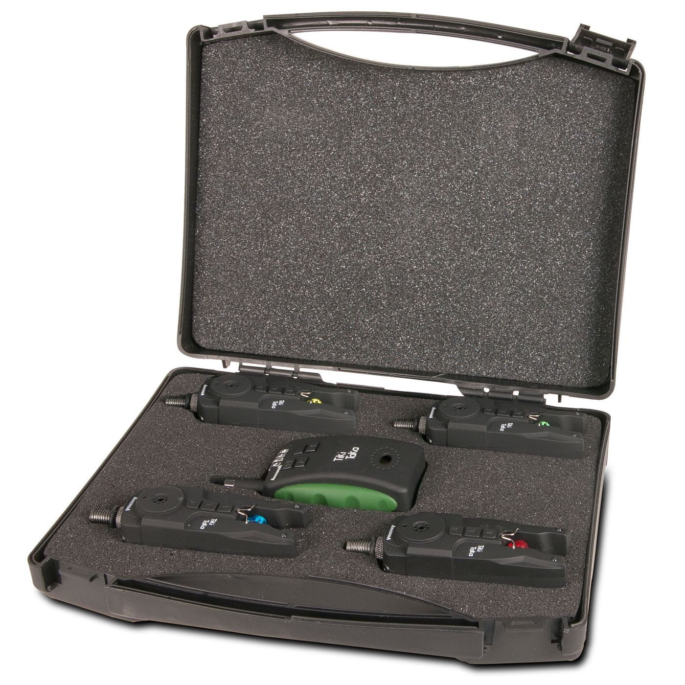 elektronischer Bissanzeiger ANACONDA Tiki Taka Funkset - 4 Funkbissanzeiger + Empfänger