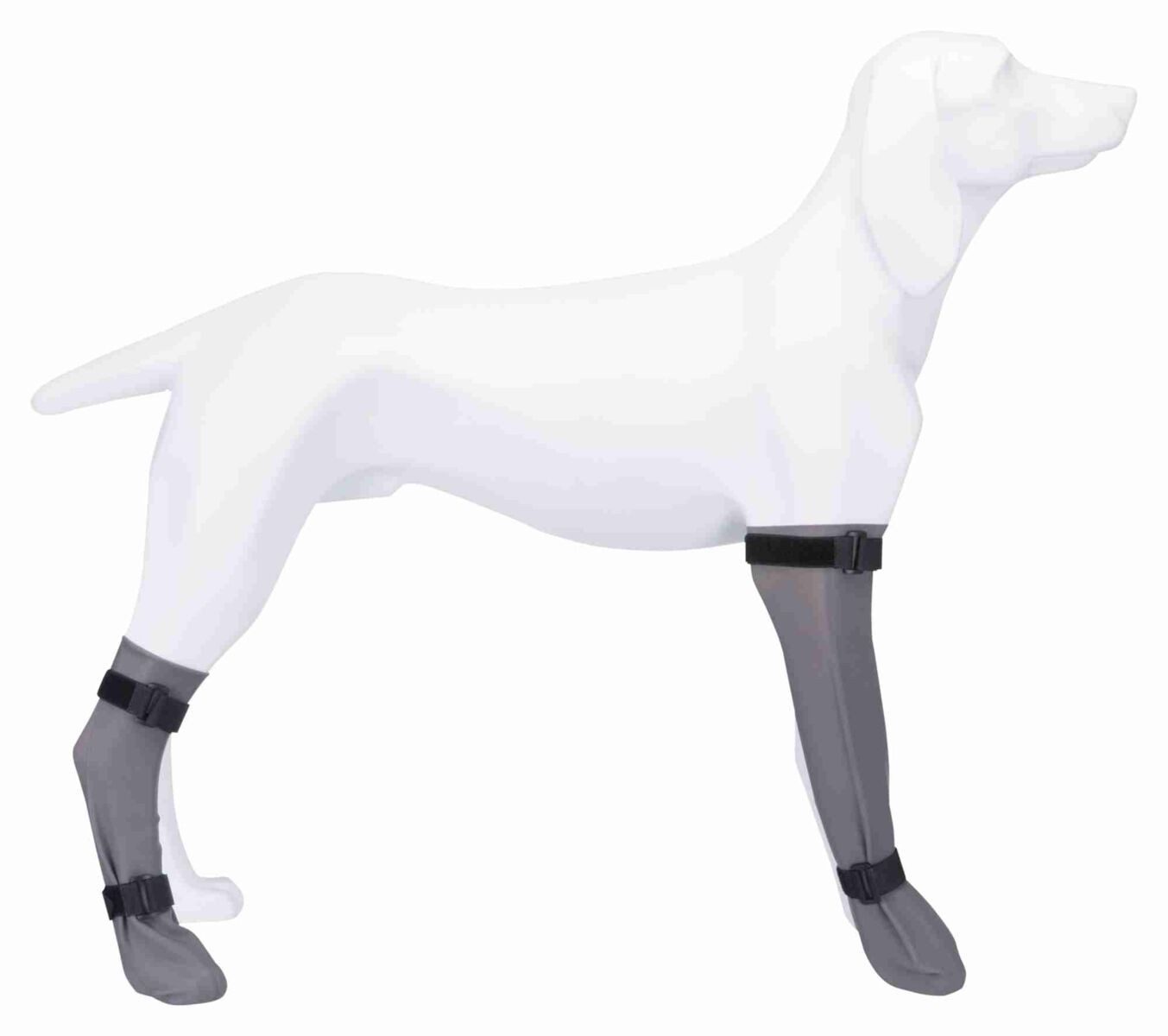TRIXIE Pfotenschutz Schutzsocke für Hundepfote - grau - 6 cm/30 cm