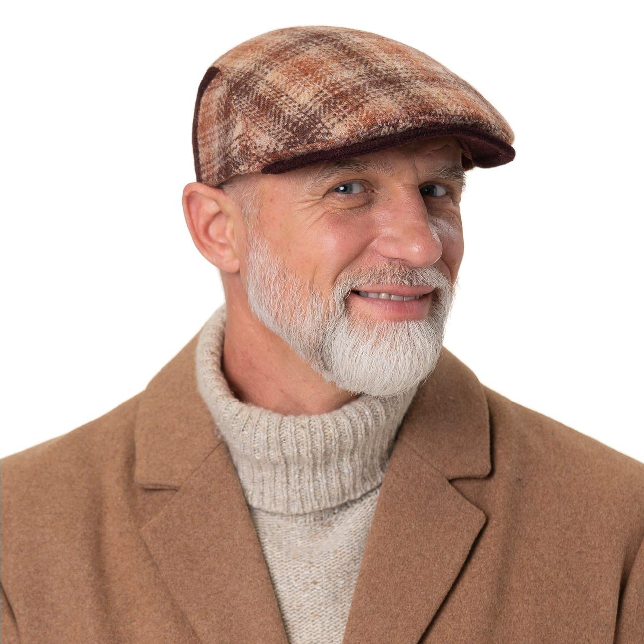 Lierys Flat Cap (1-St) Schirmmütze mit Schirm, Made in Italy