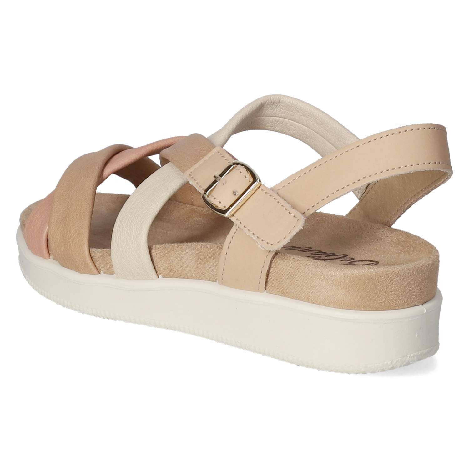Beliana Beliana 75801002953008 Damen Leder und Synthetik taupe Sandalette