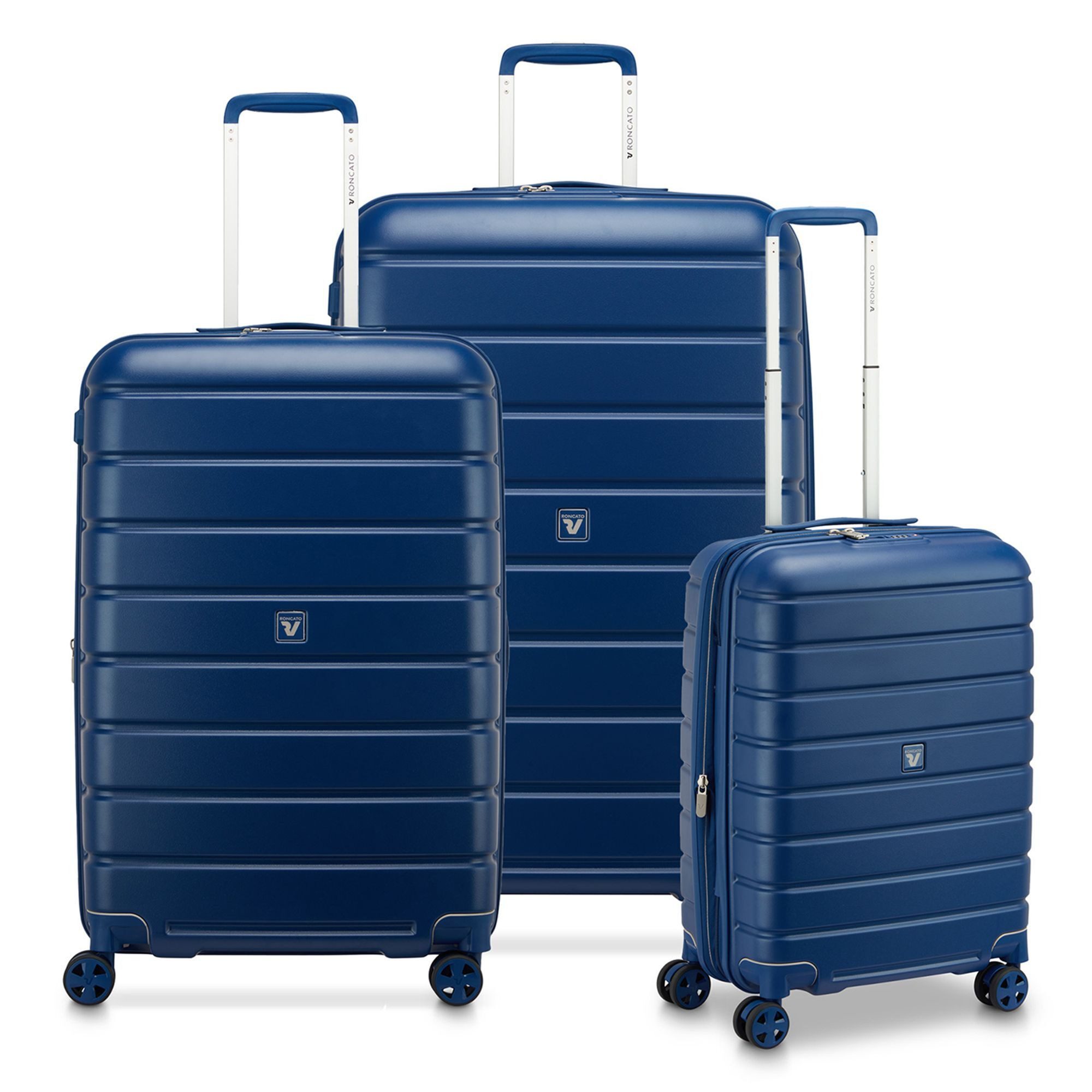 RONCATO Trolleyset Relife, 4 Rollen, (3-teilig, 3 tlg), PET