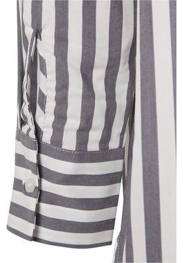 URBAN CLASSICS Klassische Bluse Urban Classics Damen Ladies Oversized Stripe Shirt