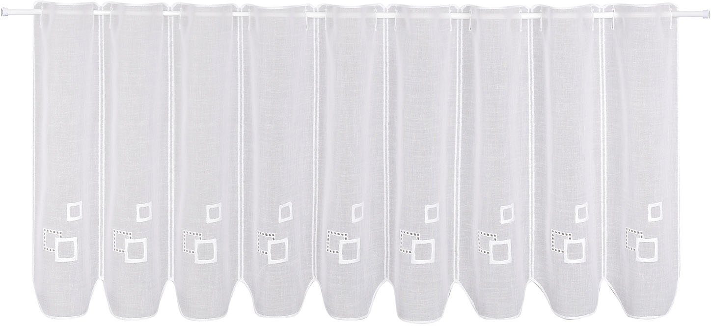 Gerster Scheibengardine Bianca, Durchzuglöcher (1 St), günstig online kaufen