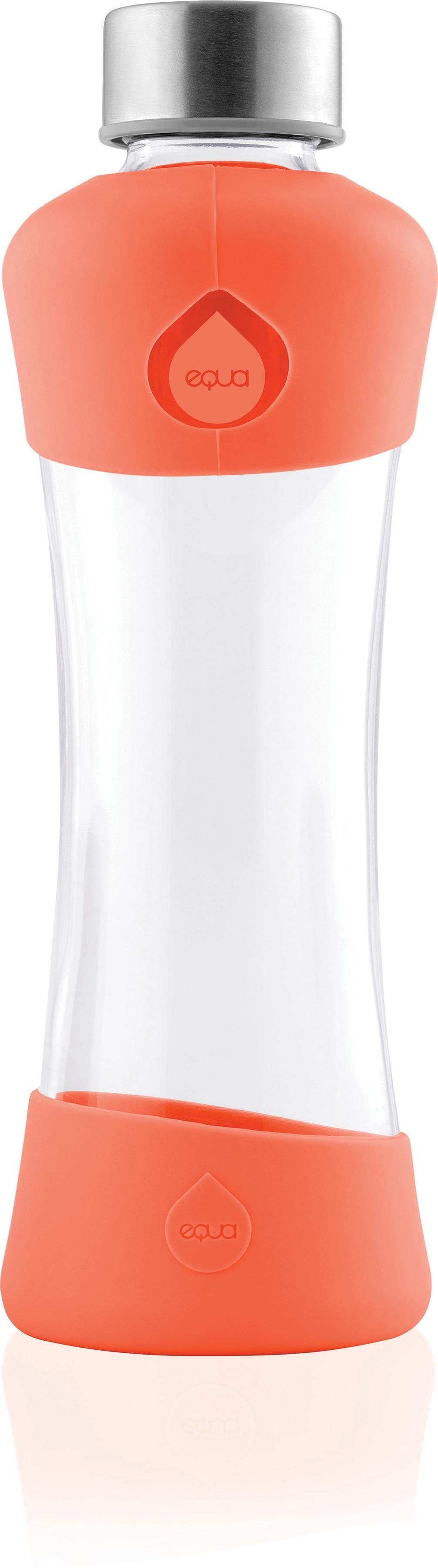equa Trinkflasche Active, Borosilikatglas, 550 ml, Temperaturbeständig von  -20°C bis 100°C