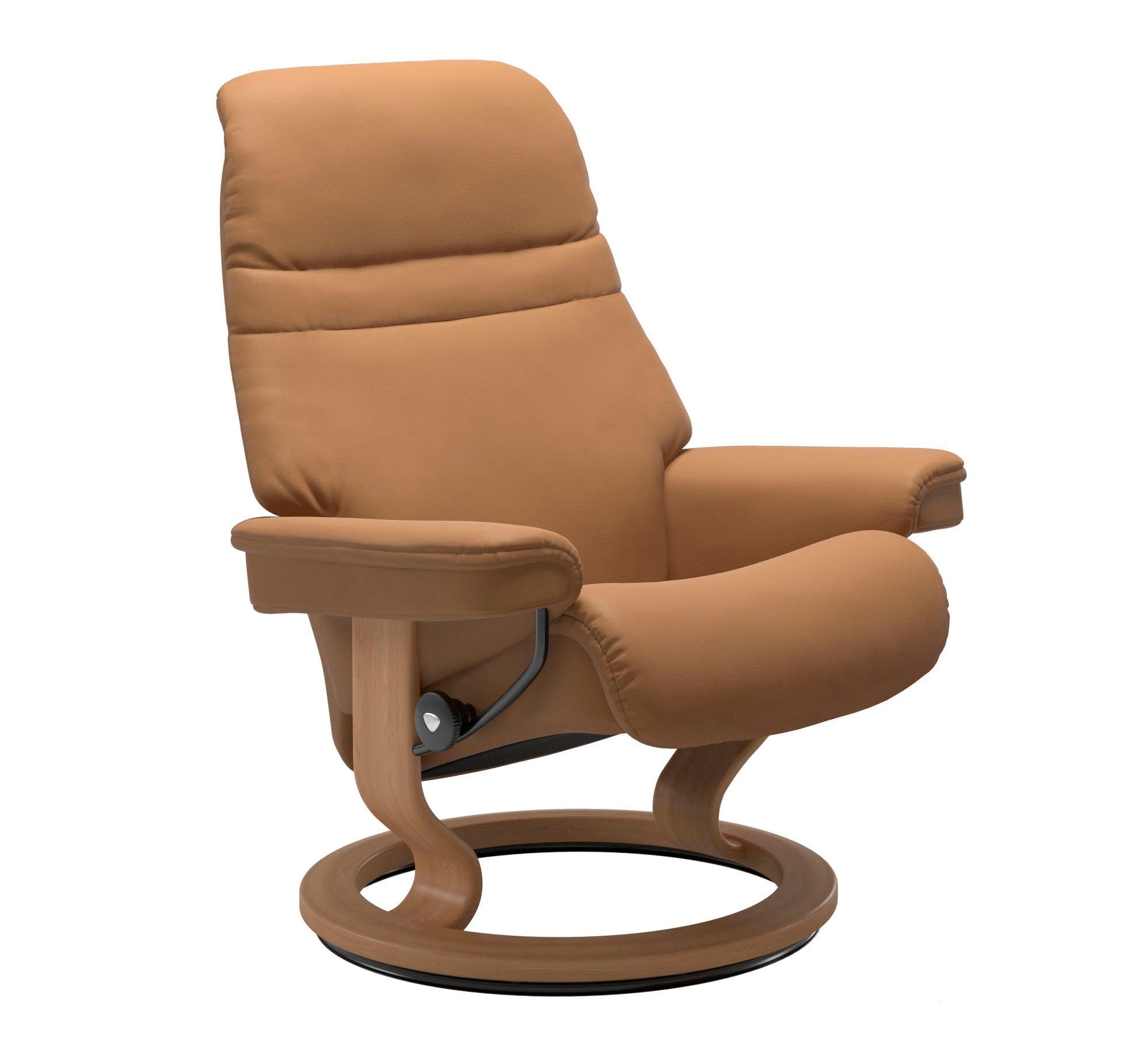 M, Eiche Relaxsessel Base, Stressless® Gestell Sunrise, mit Größe Classic