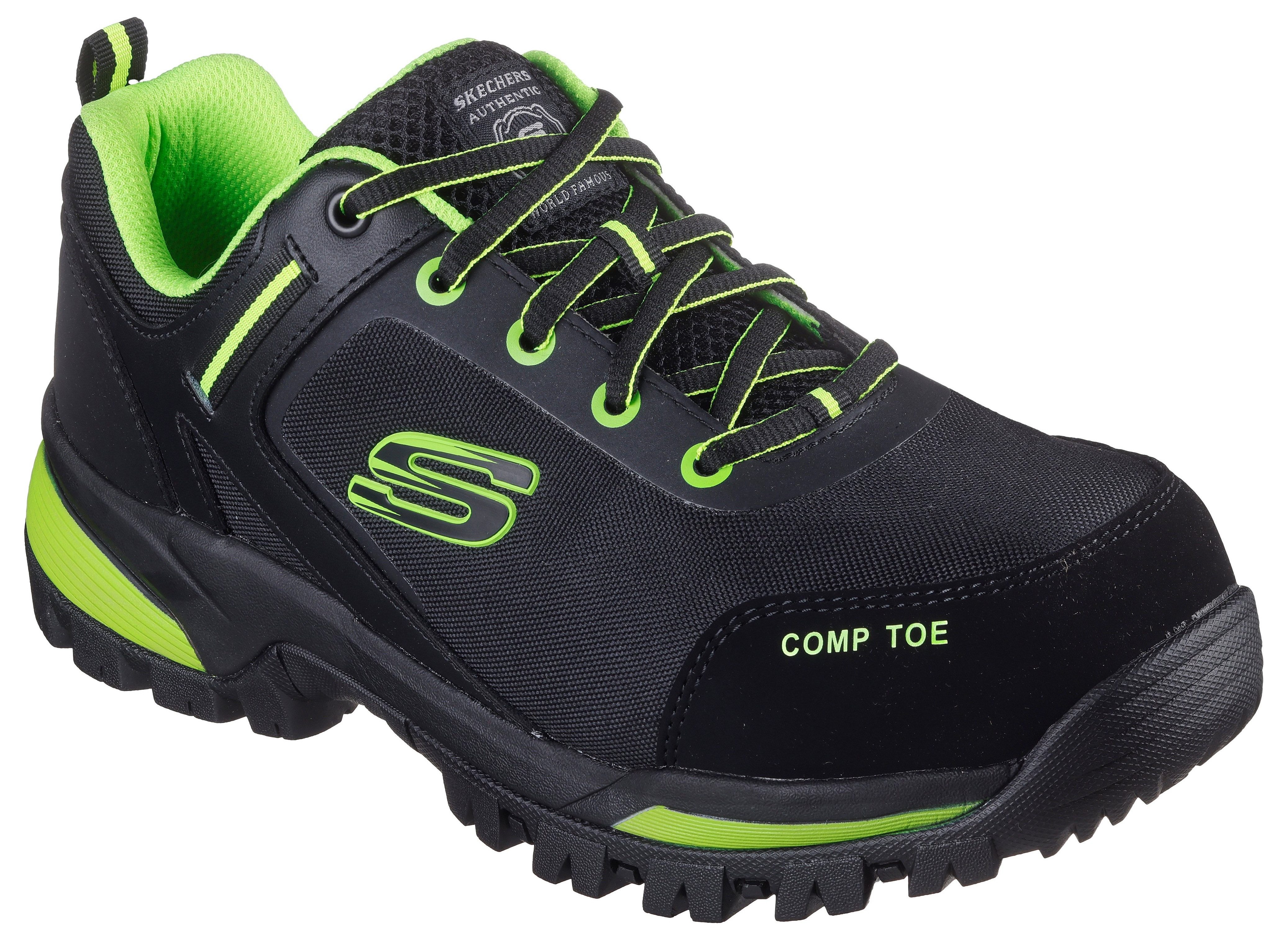 Skechers Gatlon S3L Berufsschuh, Sicherheitsschuh, Schnürschuh mit rutschhemmender Laufsohle, S3L
