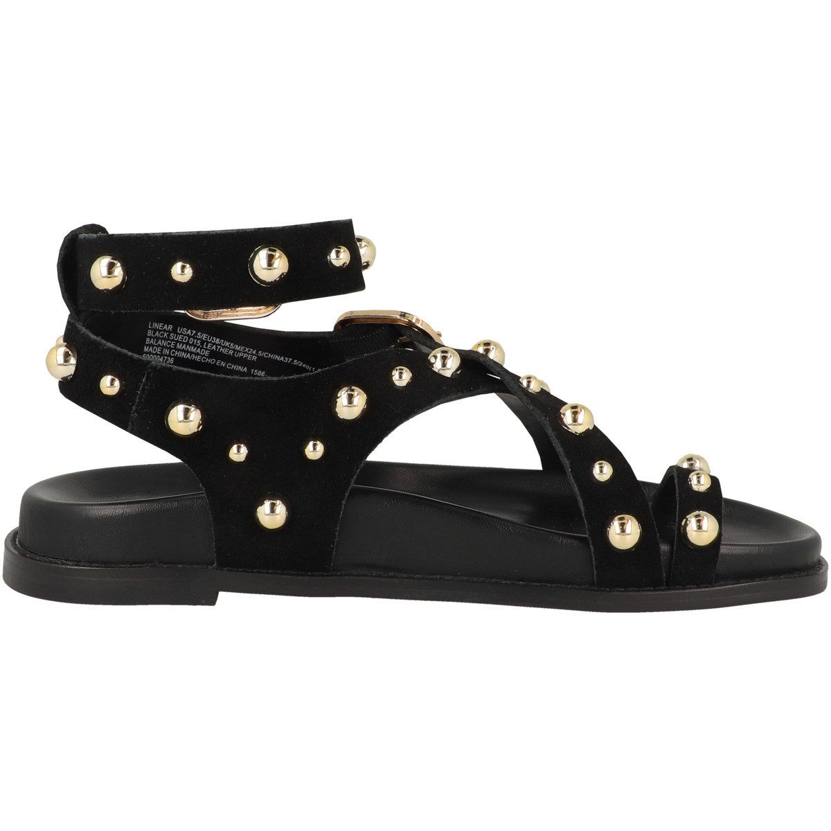 STEVE MADDEN Linear Damen Sandale Sandaletten, Sommerschuhe, Badeschuhe, Riemchen, Schlappen