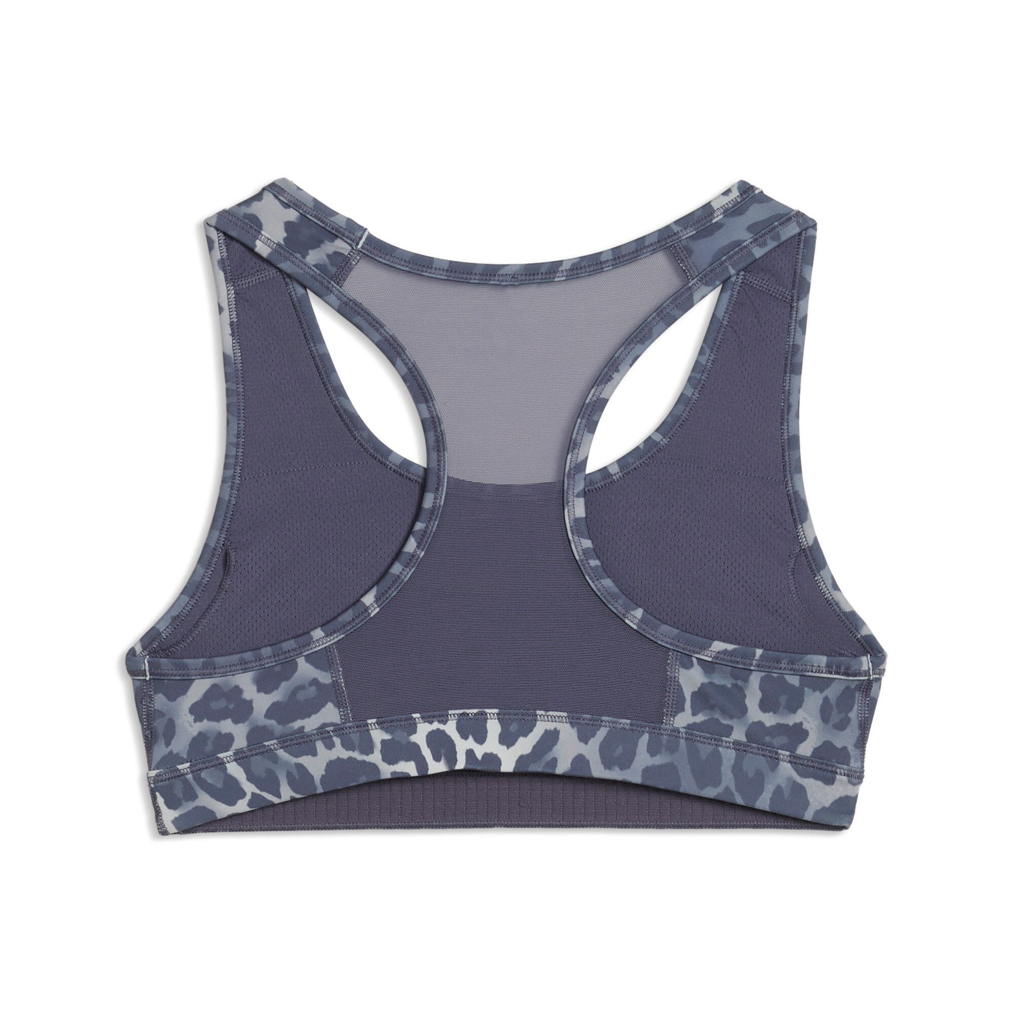 PUMA Sport-BH 4KEEPS BRA - P - SPOTTED HAZE - MID mit Feuchtigkeitsmanagement, mit herausnehmbaren Polstern