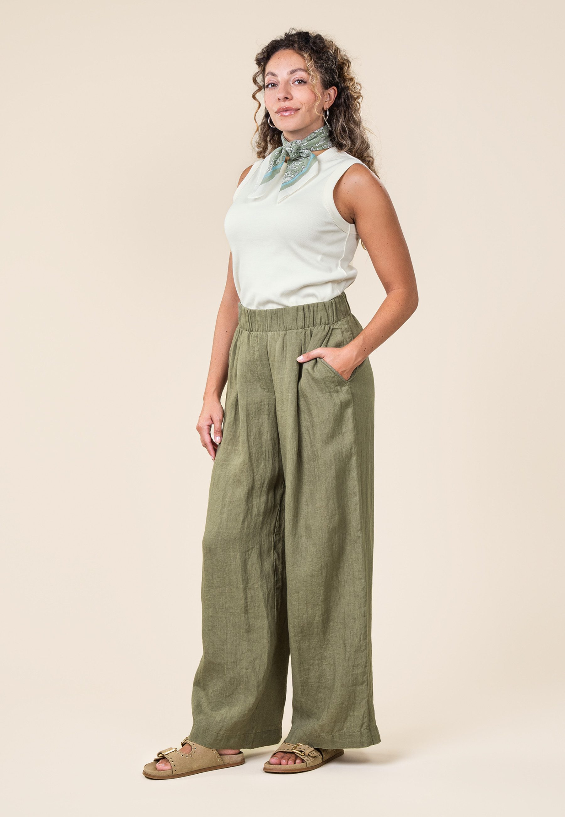 LIVING CRAFTS Stoffhose TOINI GOTS zertifiziert