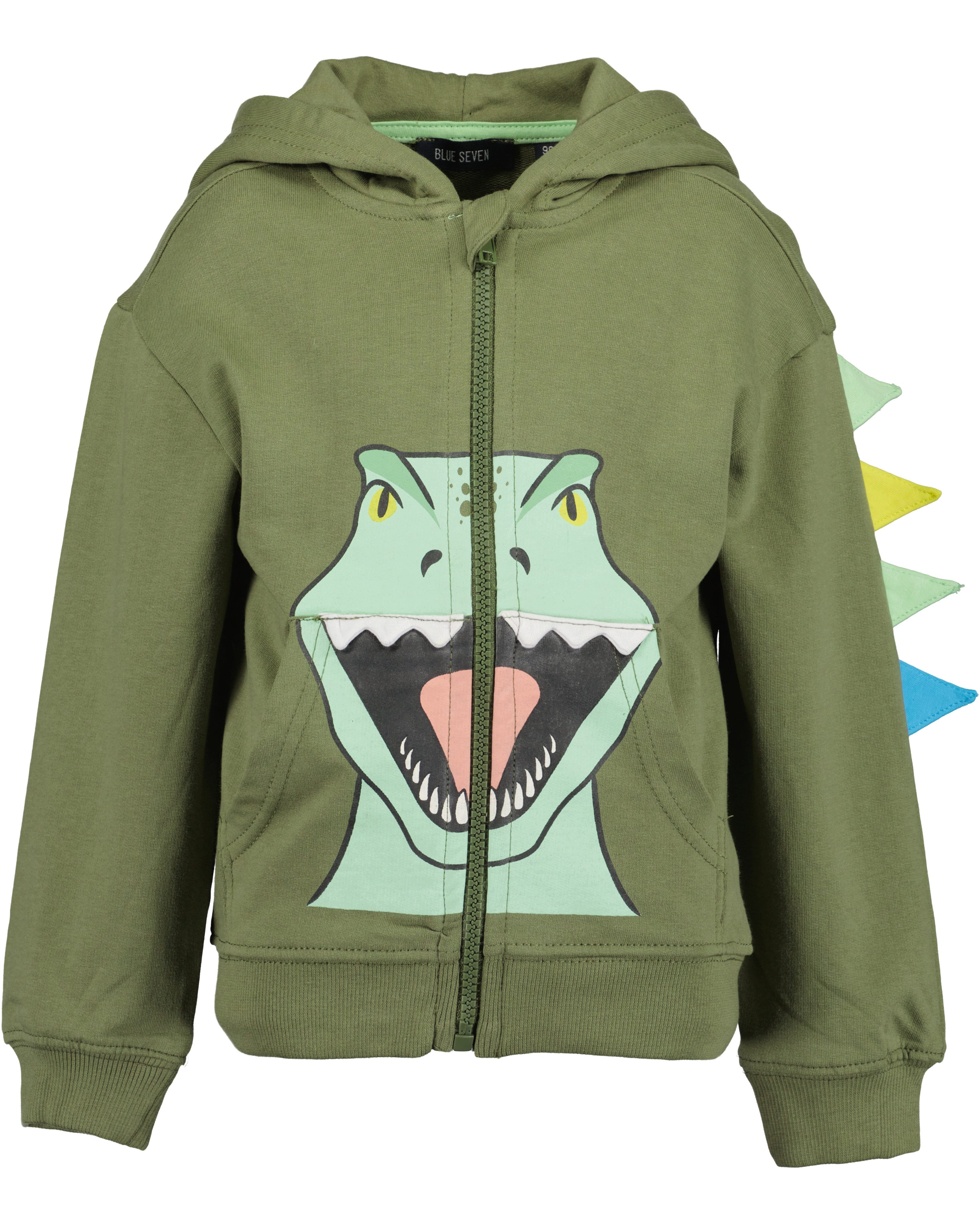Blue Seven Kapuzensweatjacke im besonderen Dino-Look