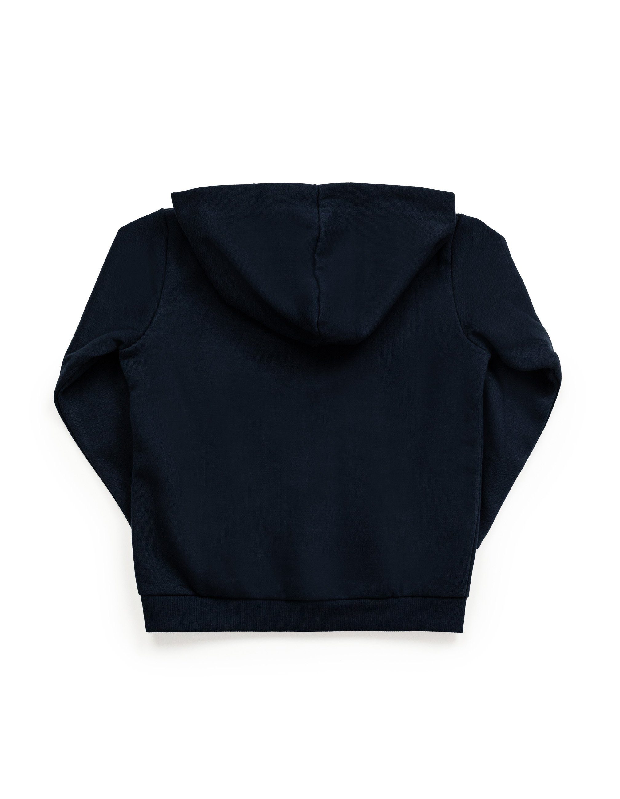 kuschelig, Kapuzenpullover Jungs navy bequem, Schietwetter weich