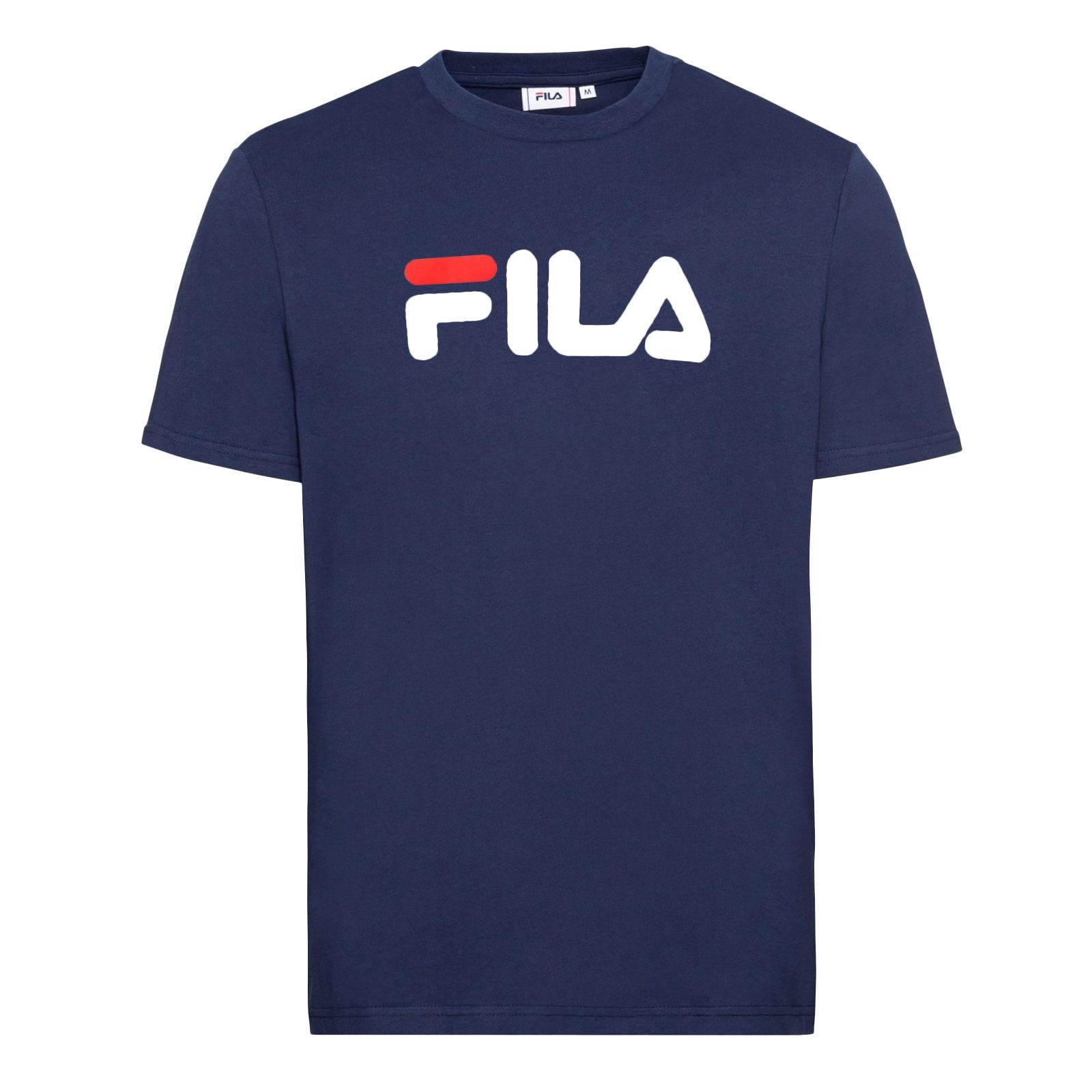 plakativem blue medieval Tee Fila Bellano mit T-Shirt Markenschriftzug 50001